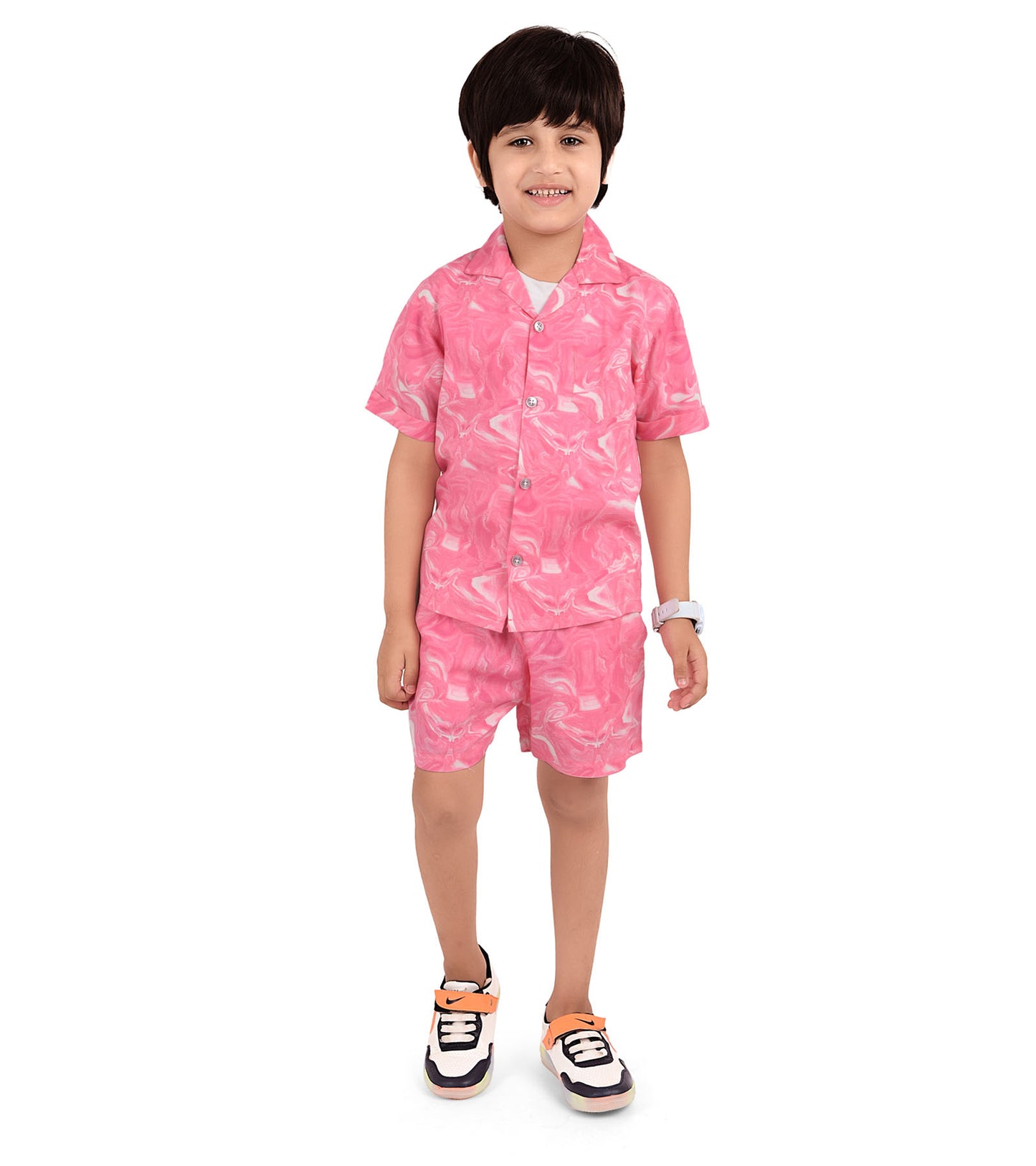 Pink Effect Printed Cord Set