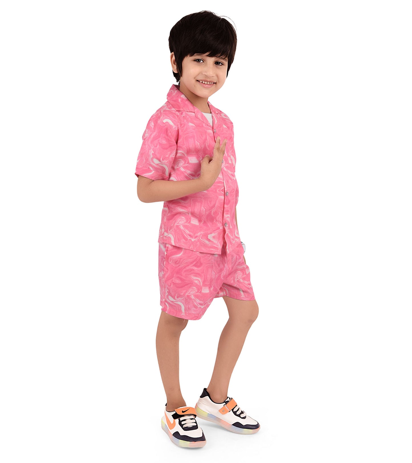Pink Effect Printed Cord Set
