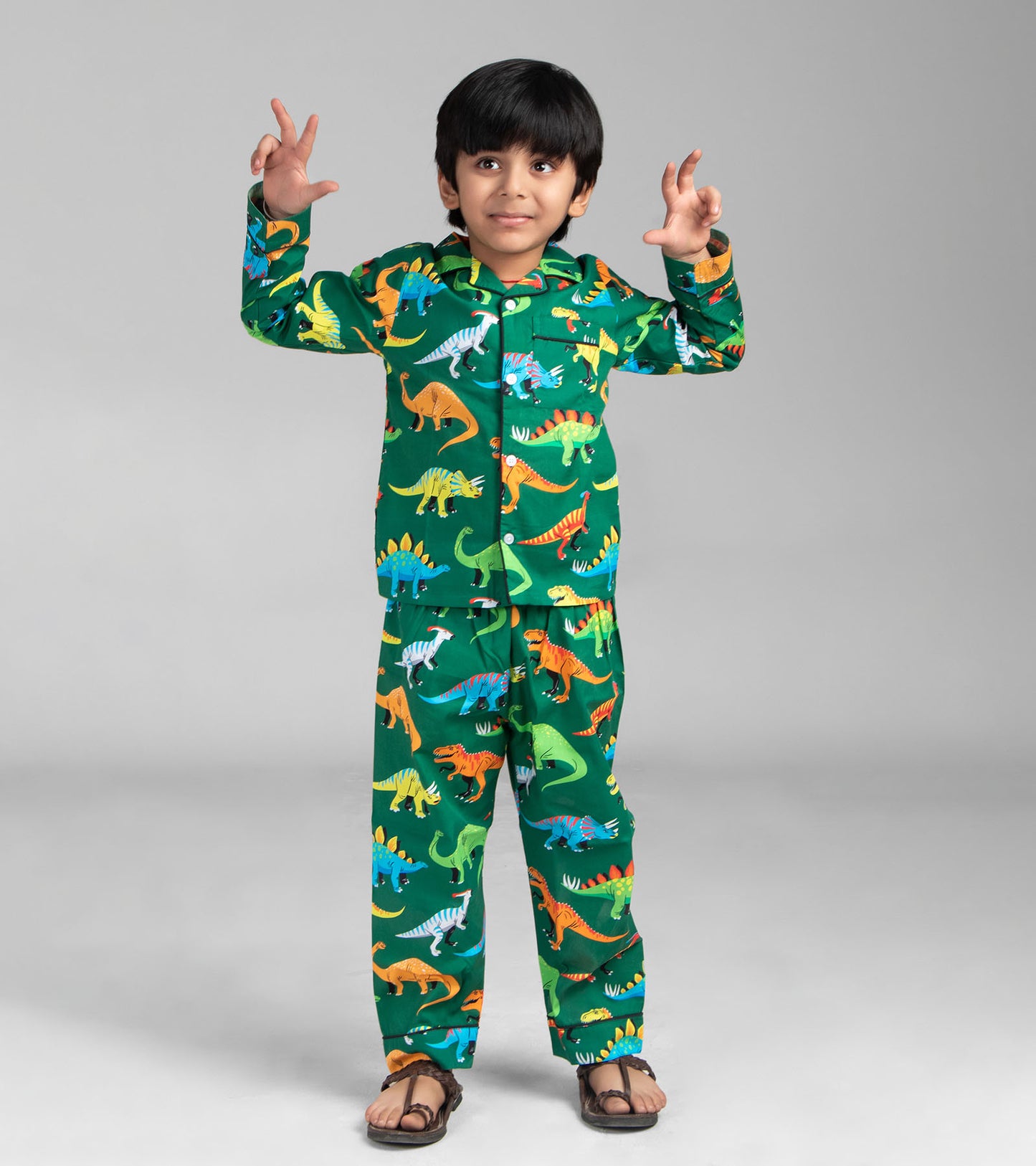 Dinosaur Printed Nightsuit Set