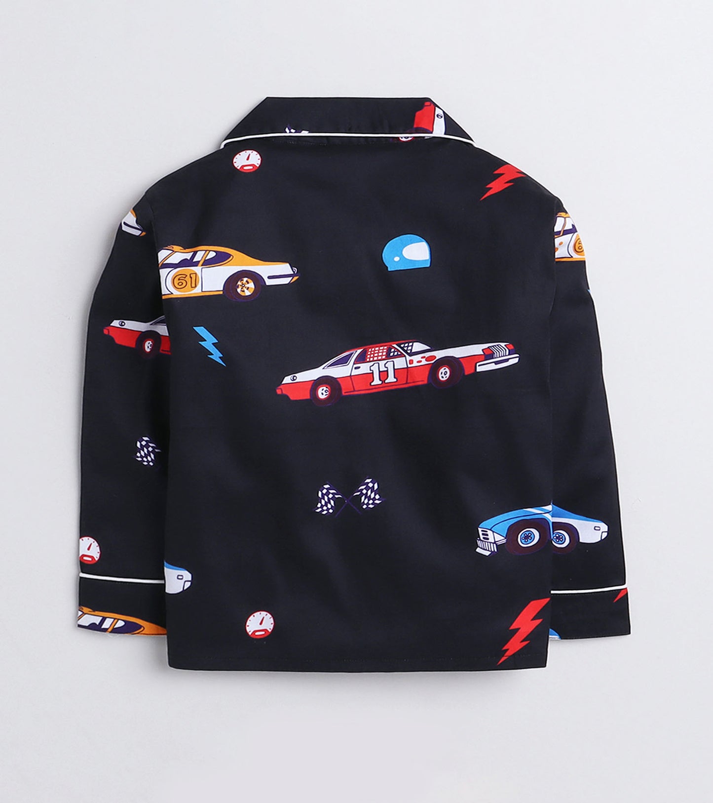 Racing Car Play printed Nightsuit Set