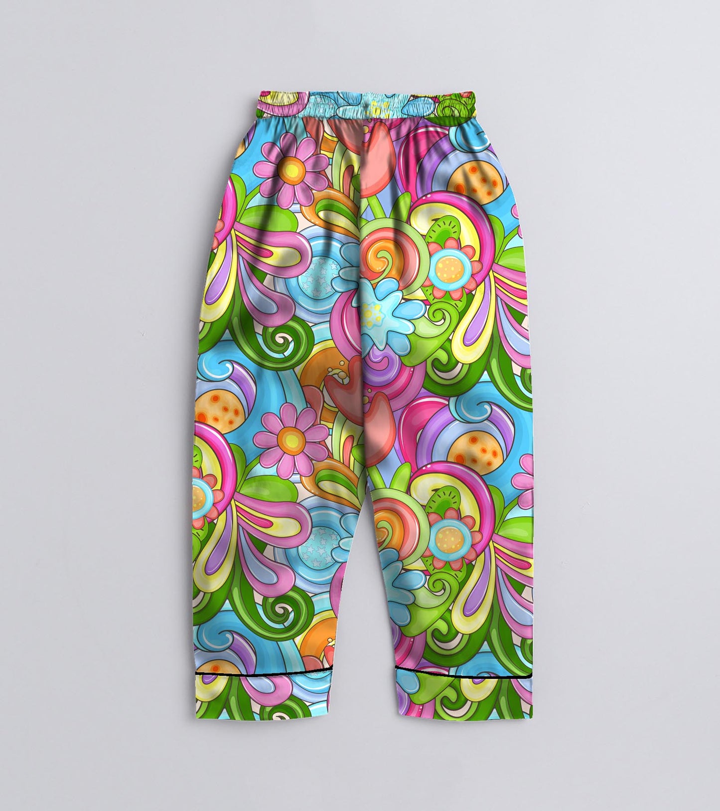Rainbow Pure Cotton Printed Nightsuit Set
