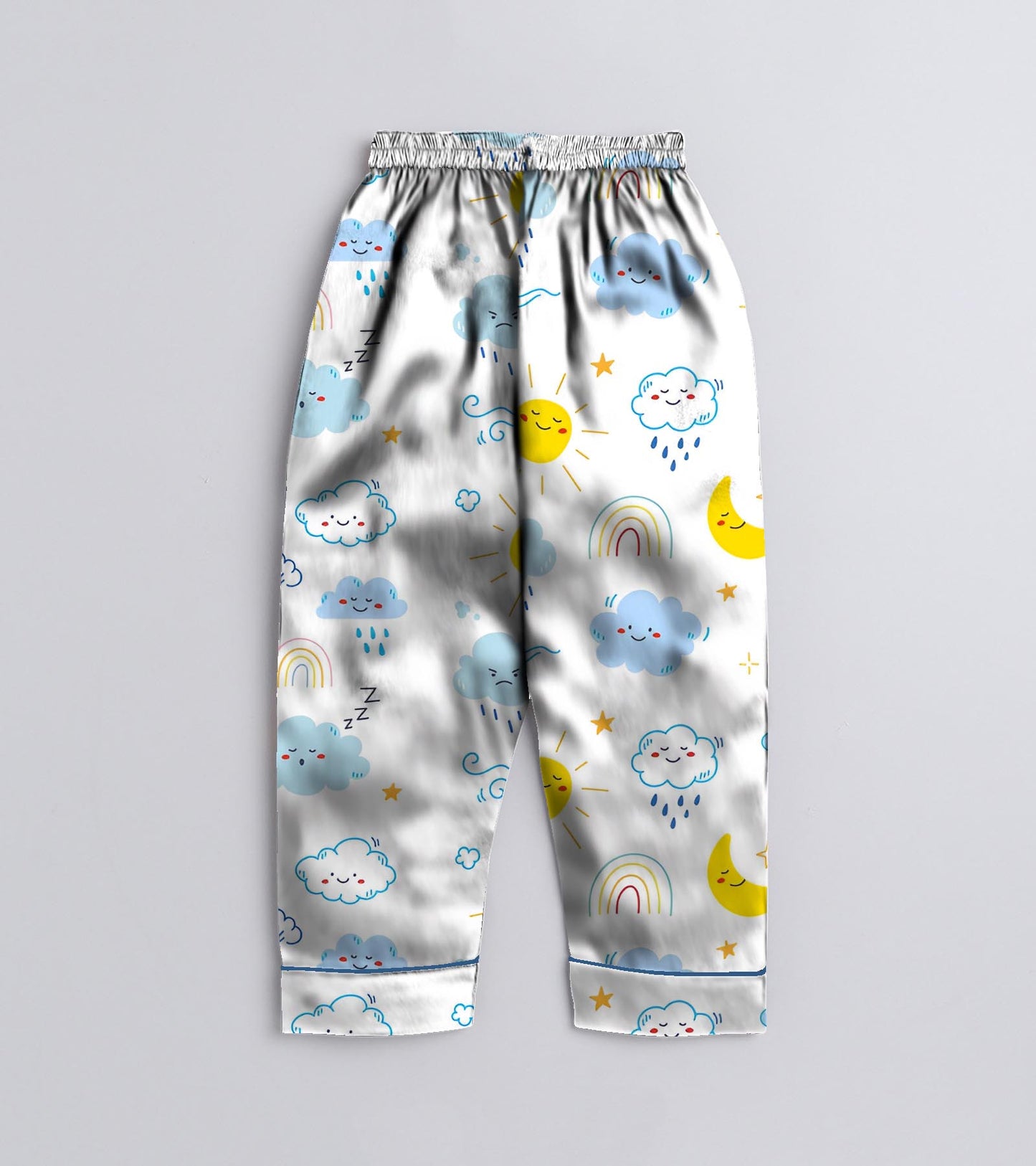 Rainy Pure Cotton Printed Nightsuit Set