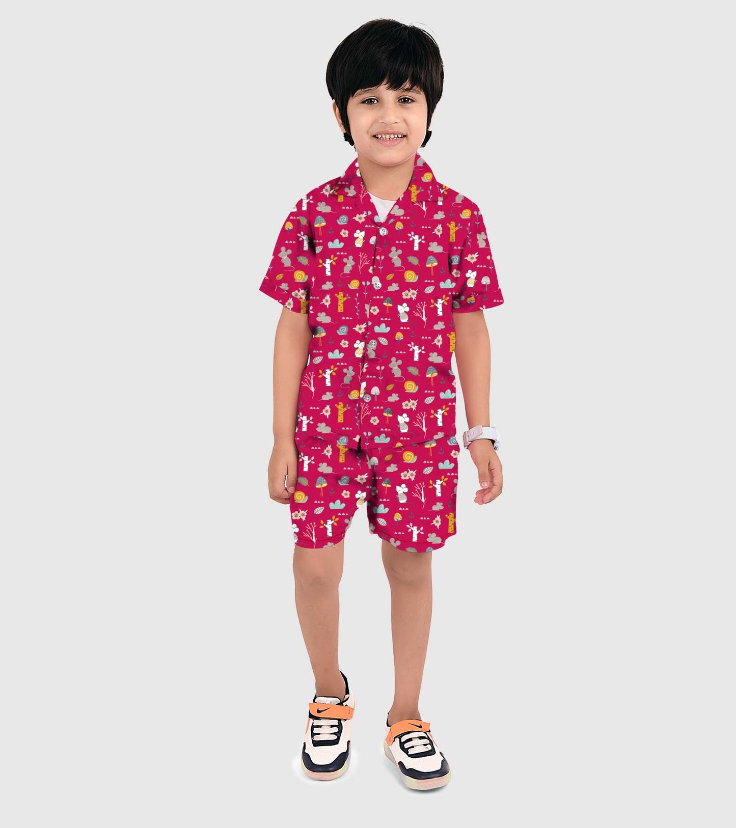 Rat Snale Printed Boys Co ord Set