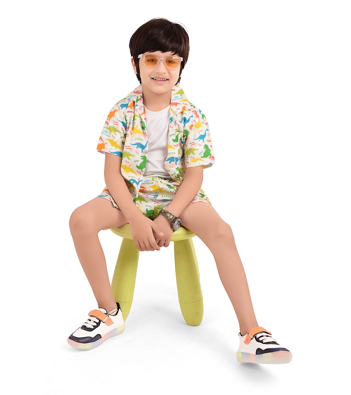 Roar Dino Printed Cord Set