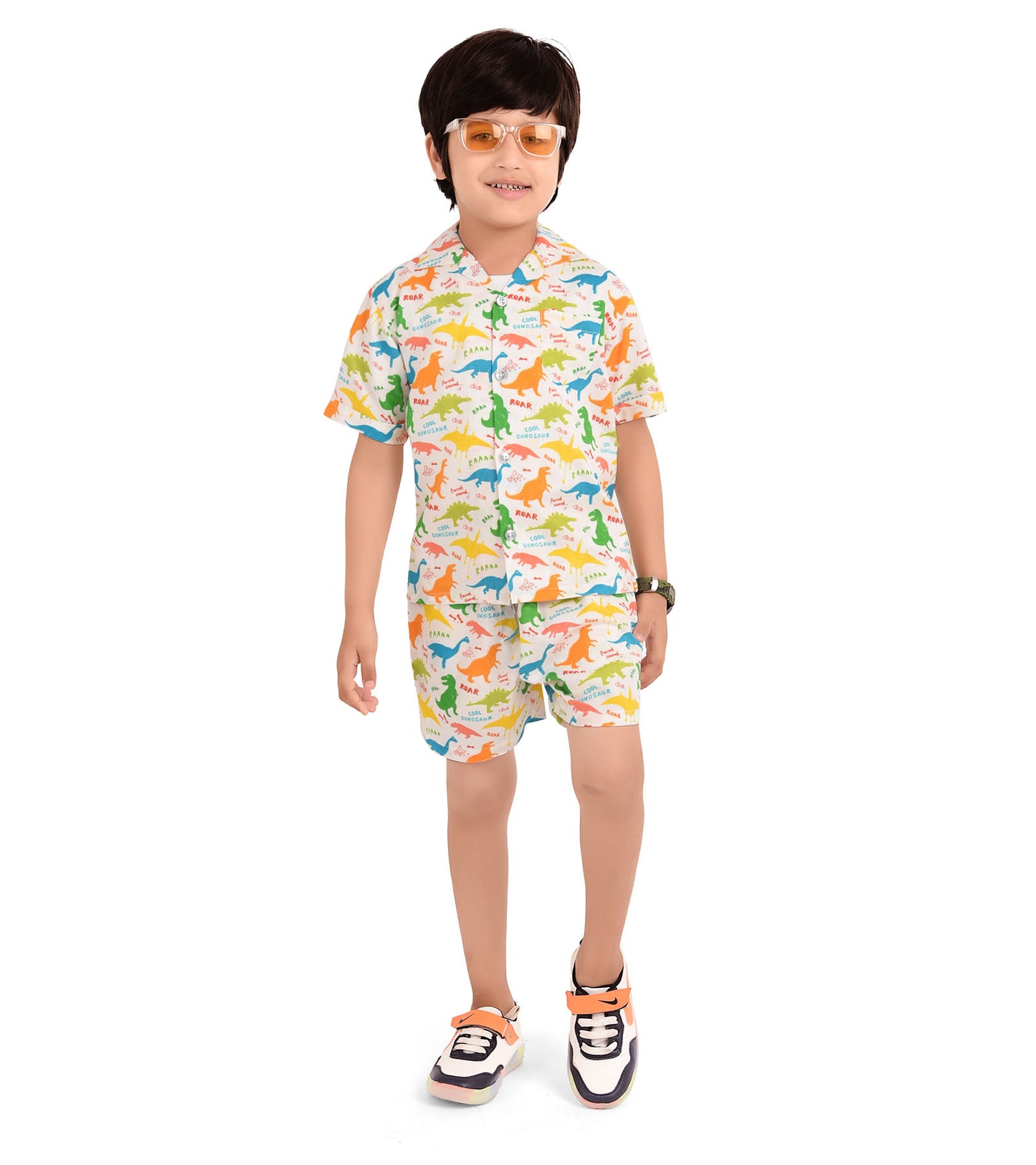 Roar Dino Printed Cord Set