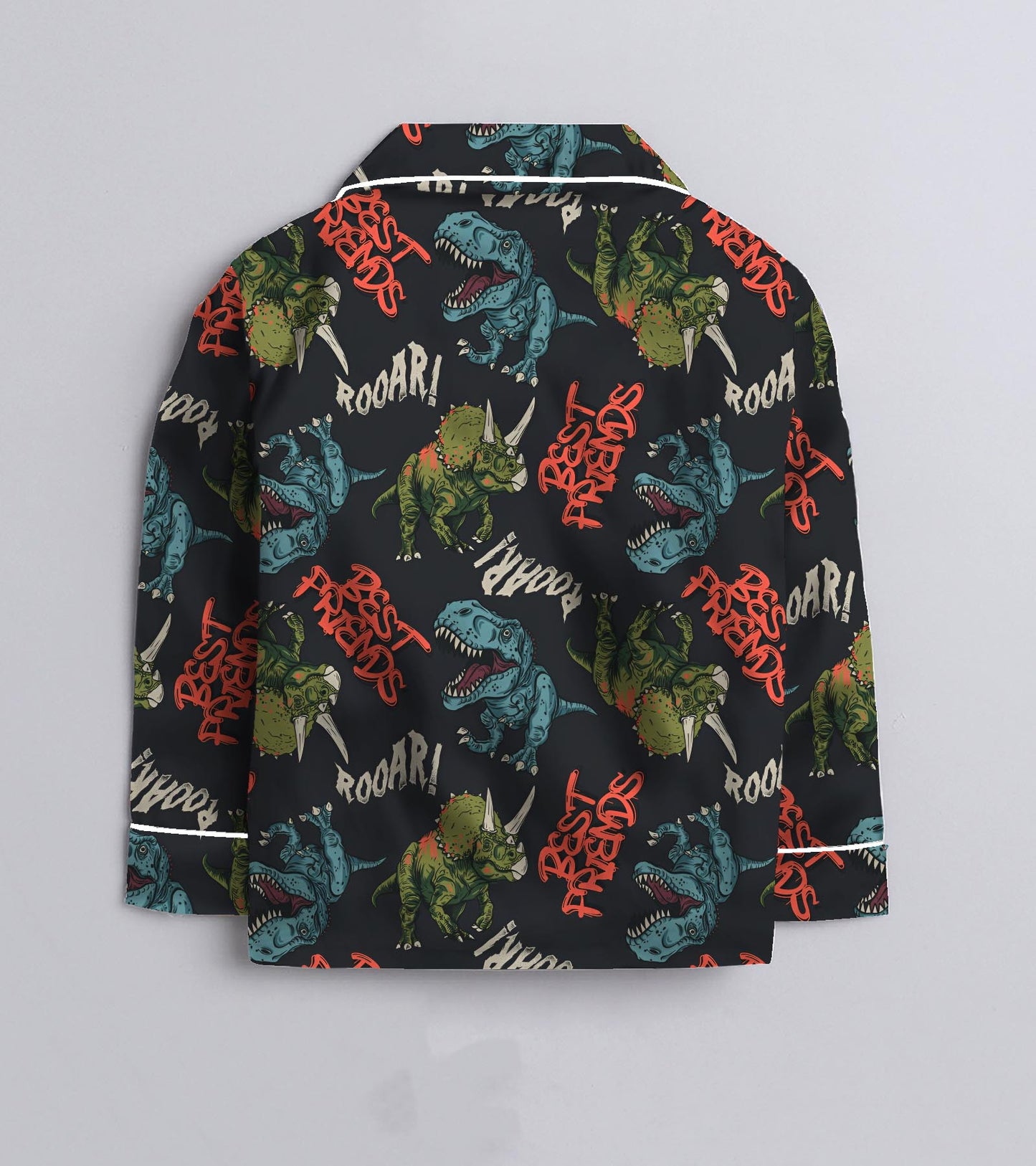 Roar Dino Pure Cotton Printed Nightsuit Set