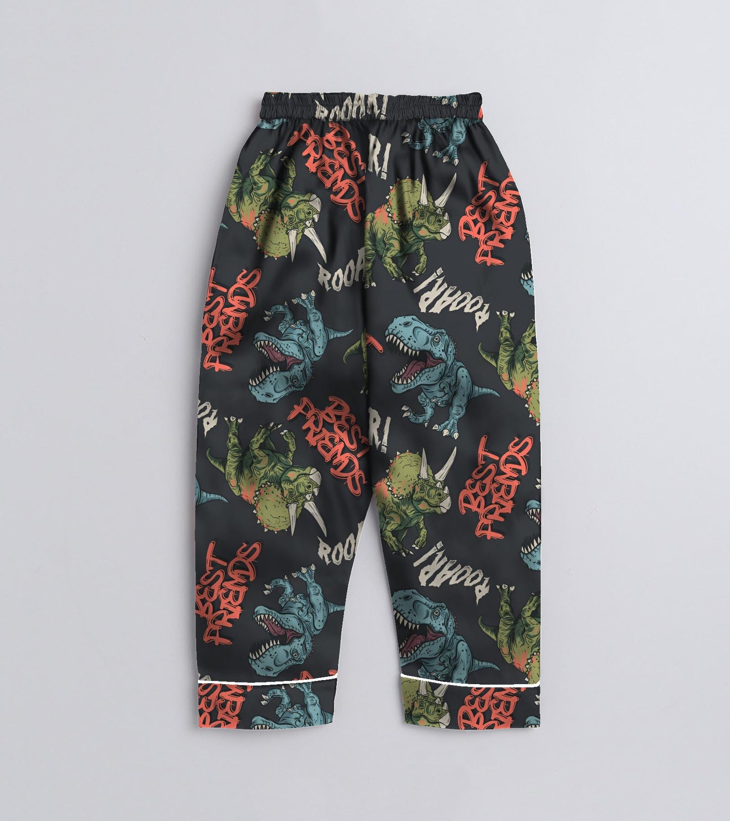 Roar Dino Pure Cotton Printed Nightsuit Set