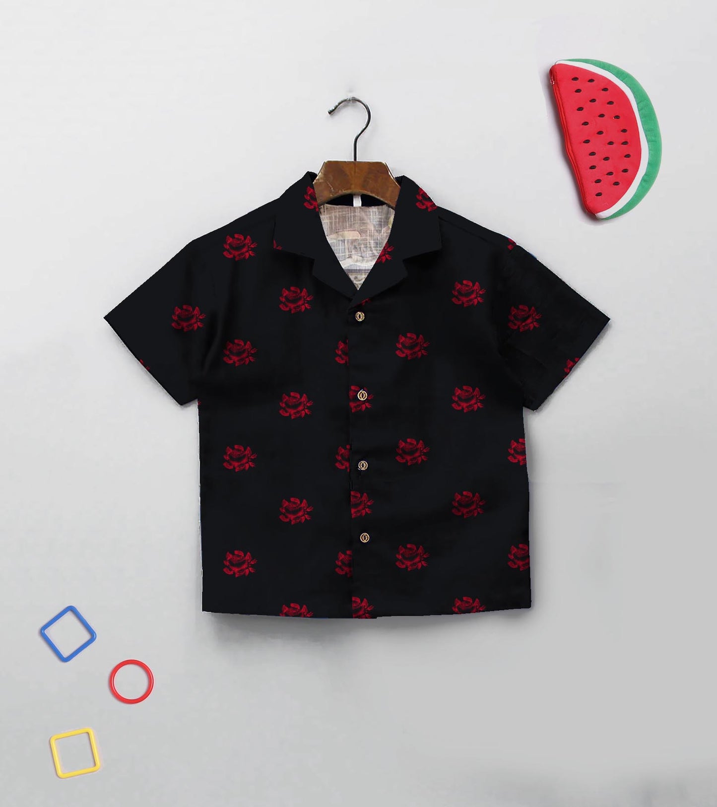 Rose Printed Boys Co ord Set