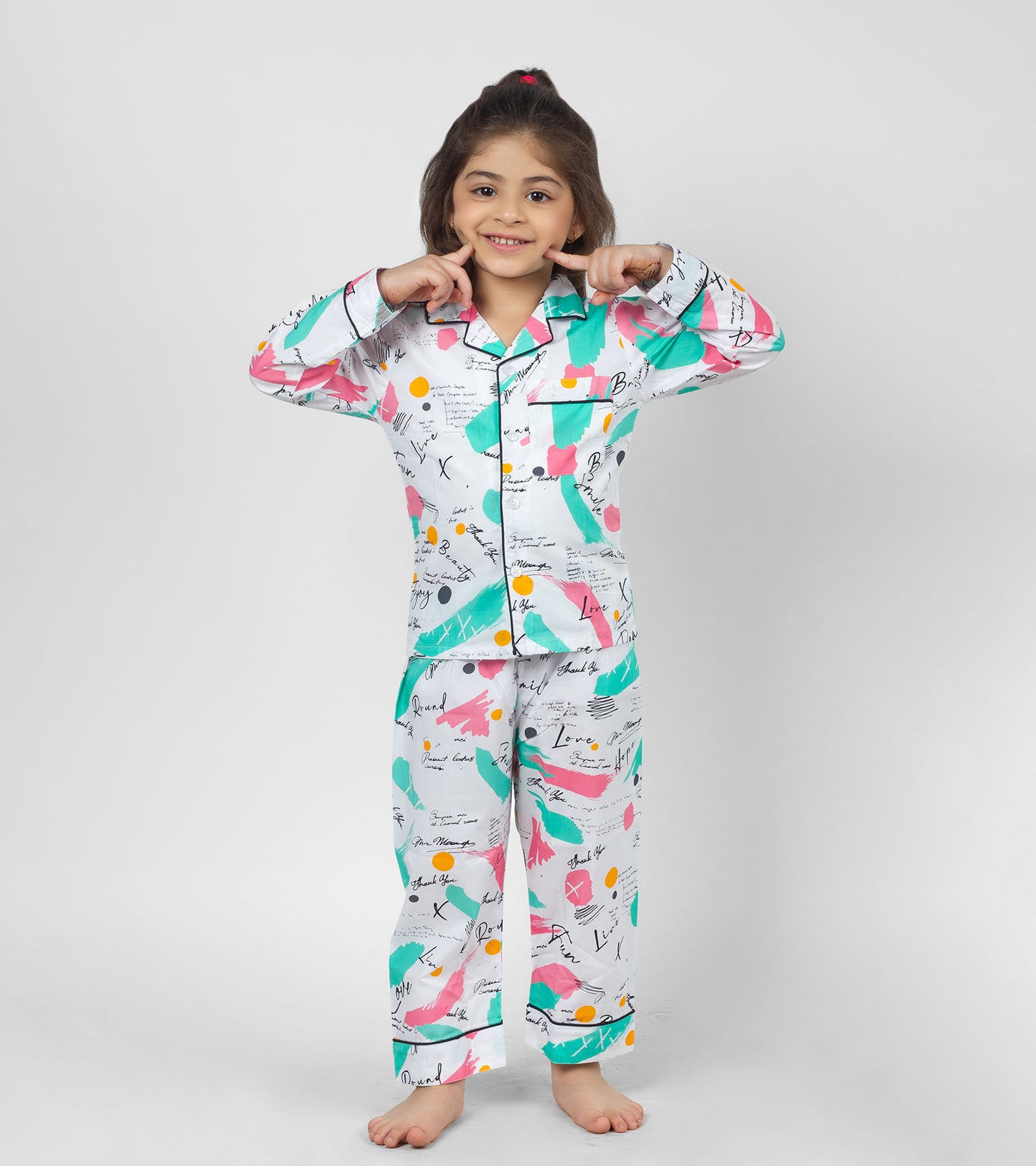 Simply Hope Printed Girls Nightsuit Set