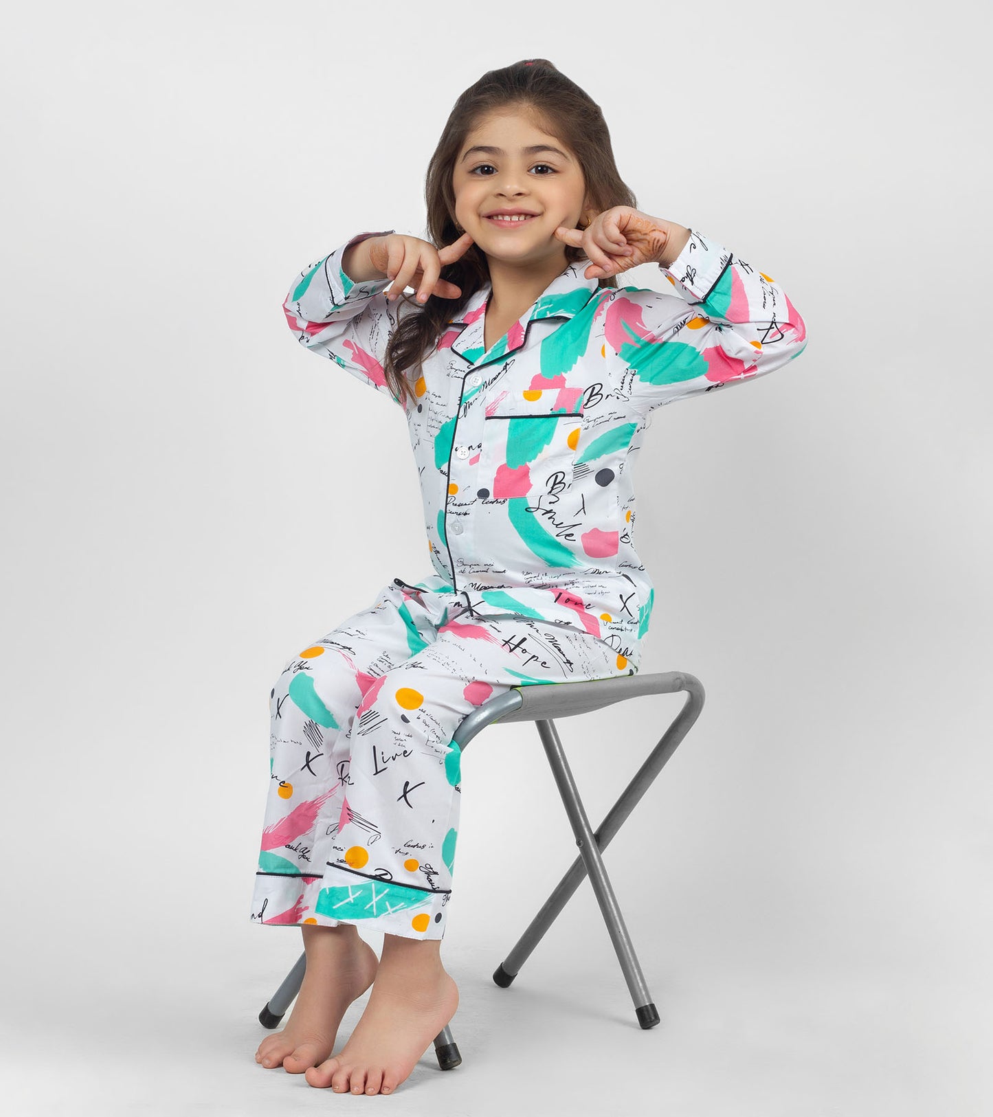 Simply Hope Printed Girls Nightsuit Set