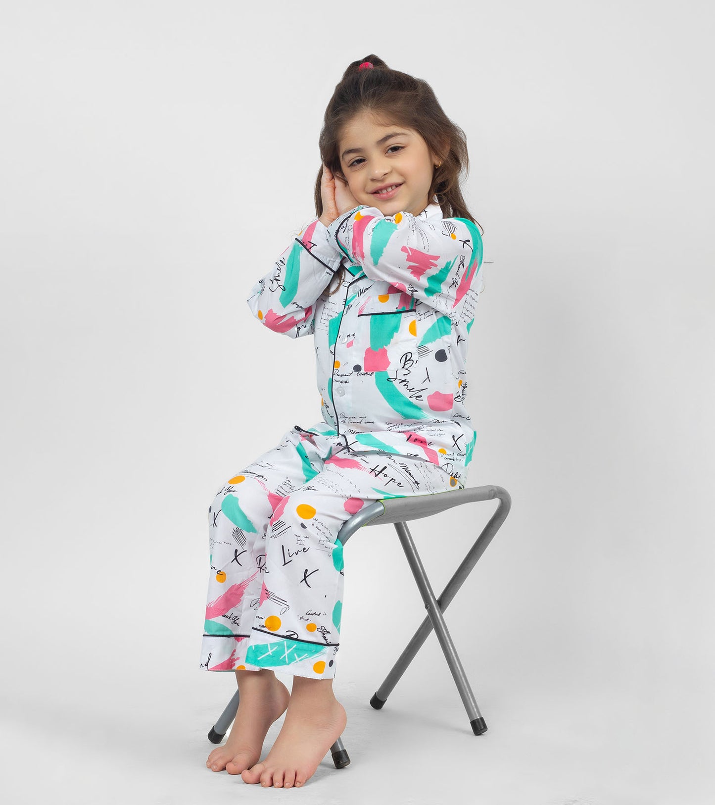 Simply Hope Printed Girls Nightsuit Set