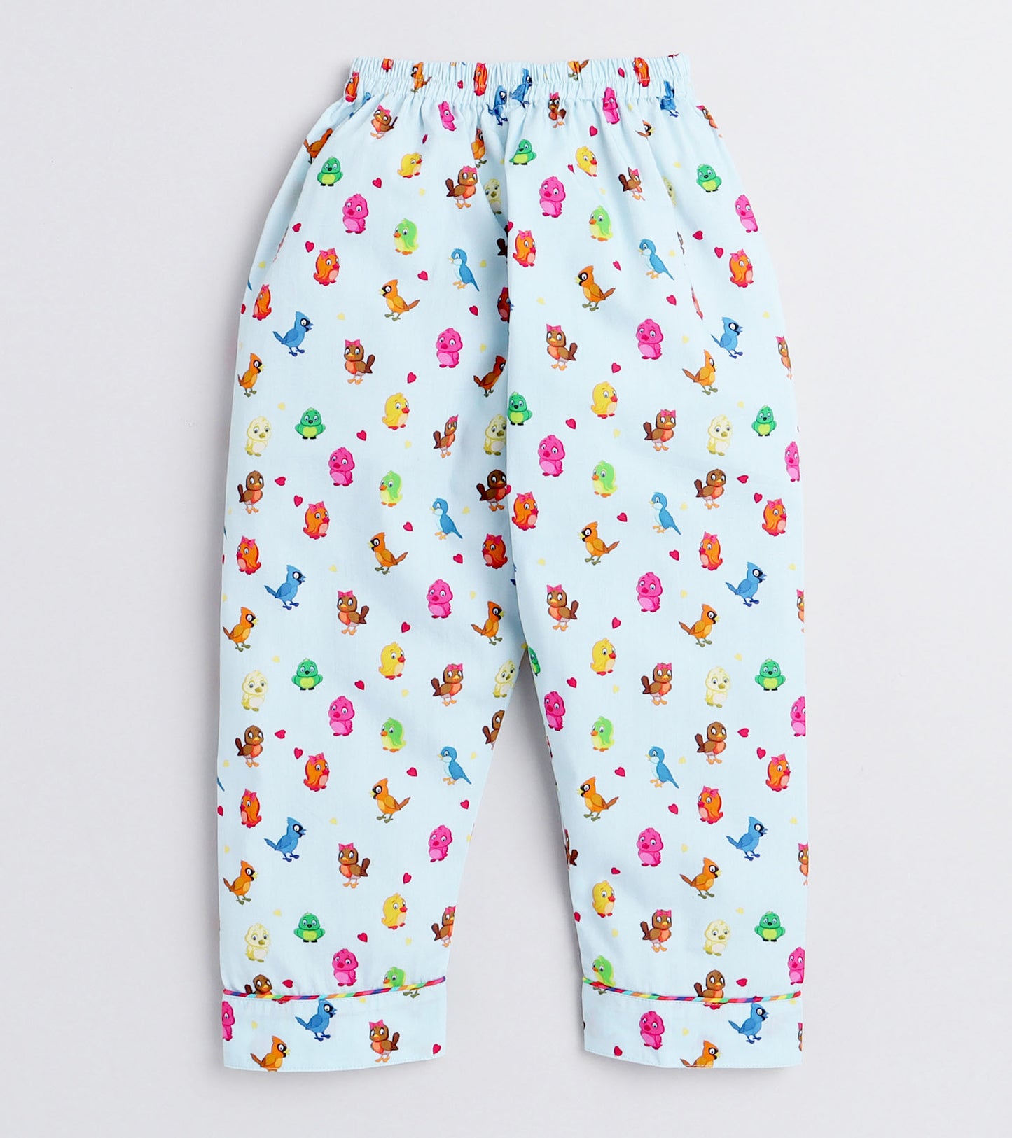 Singing Birds Printed Night Suit Set