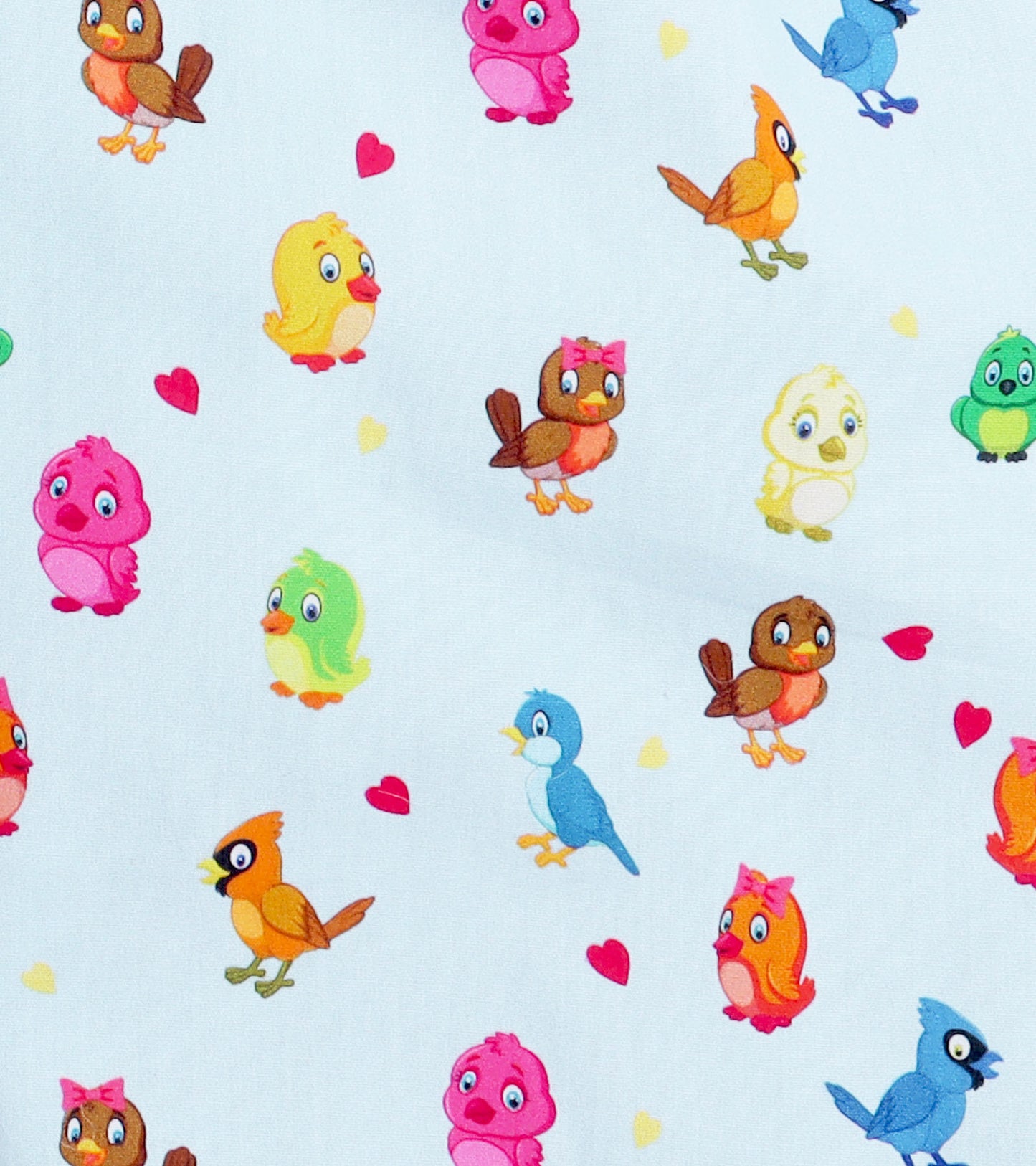Singing Birds Printed Night Suit Set