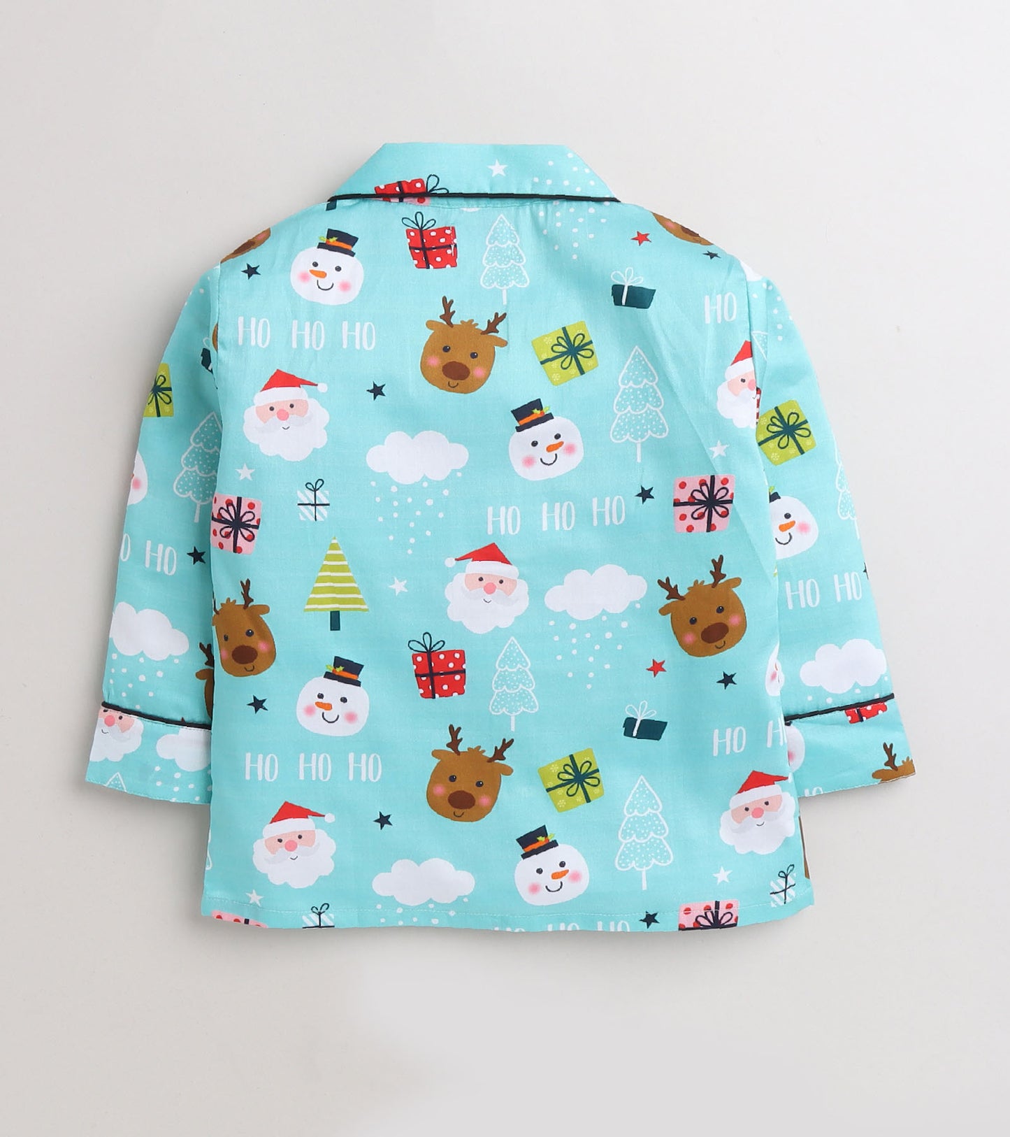 Snowman Printed Christmas Nightsuit Set
