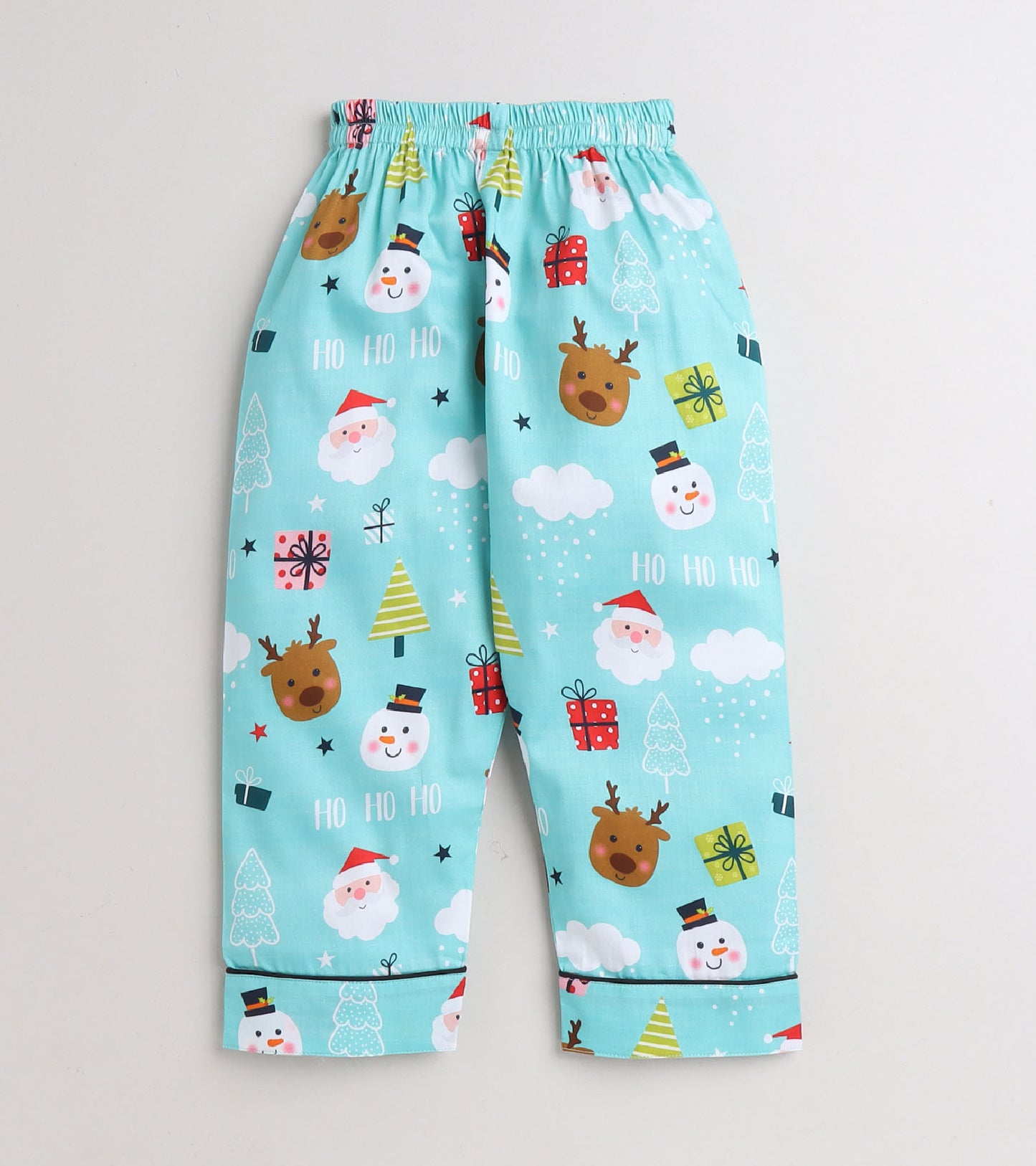 Snowman Printed Christmas Nightsuit Set