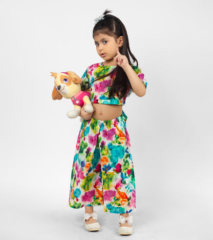 Splashy Colours Printed Co ord Sets For Girls