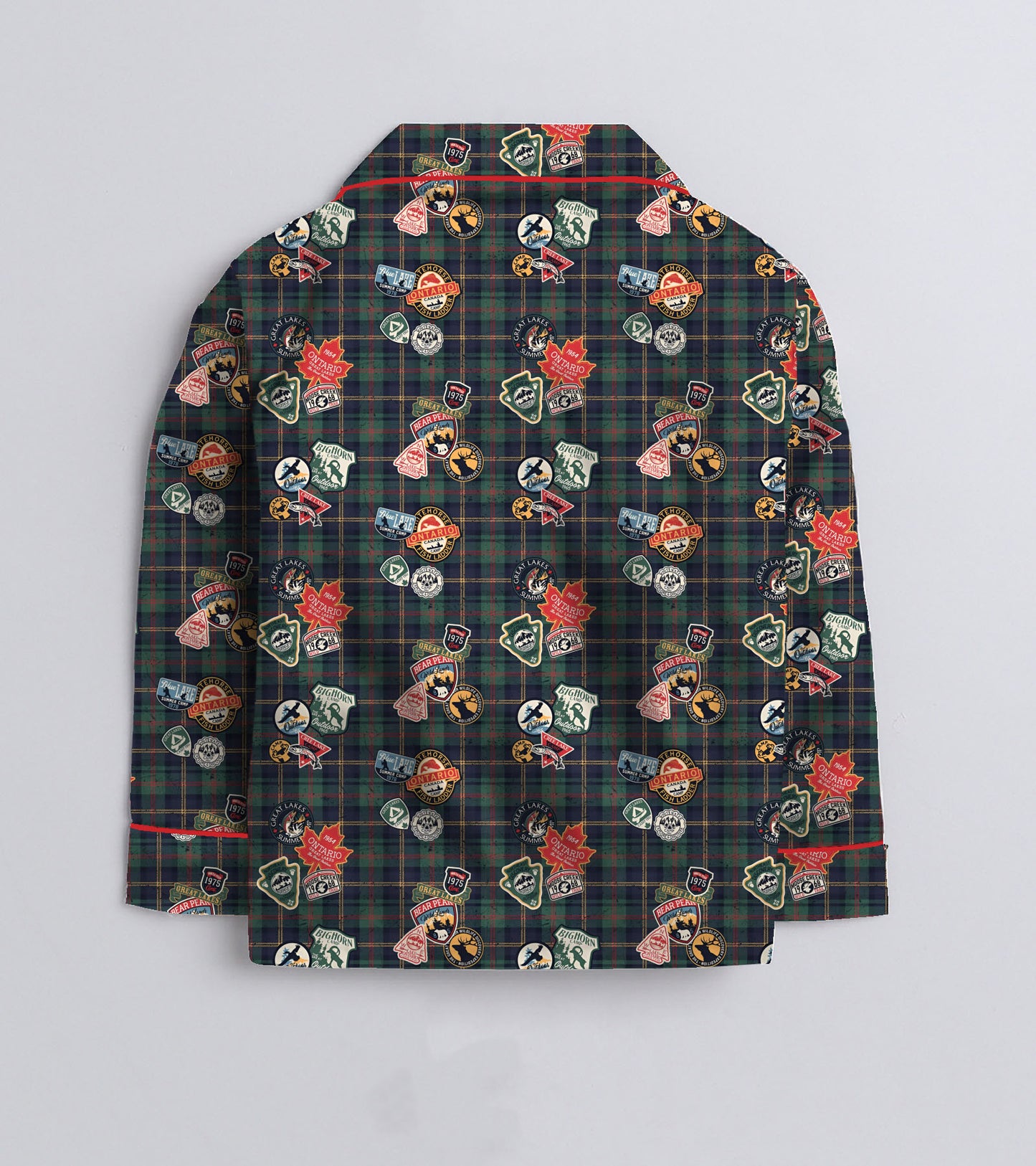 Stamp Printed Nightsuit Set