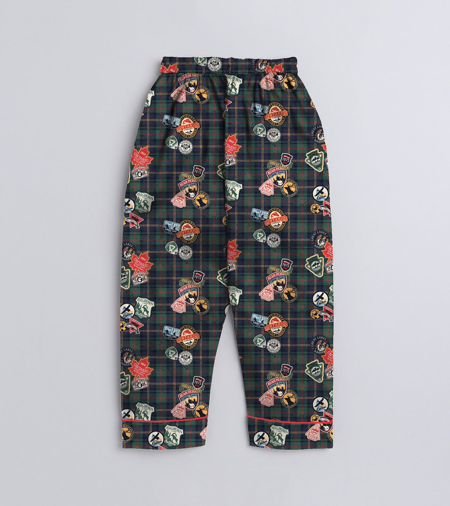 Stamp Printed Nightsuit Set