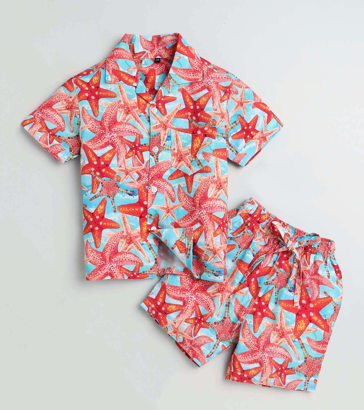 Starfish Printed Boys Co ord Set