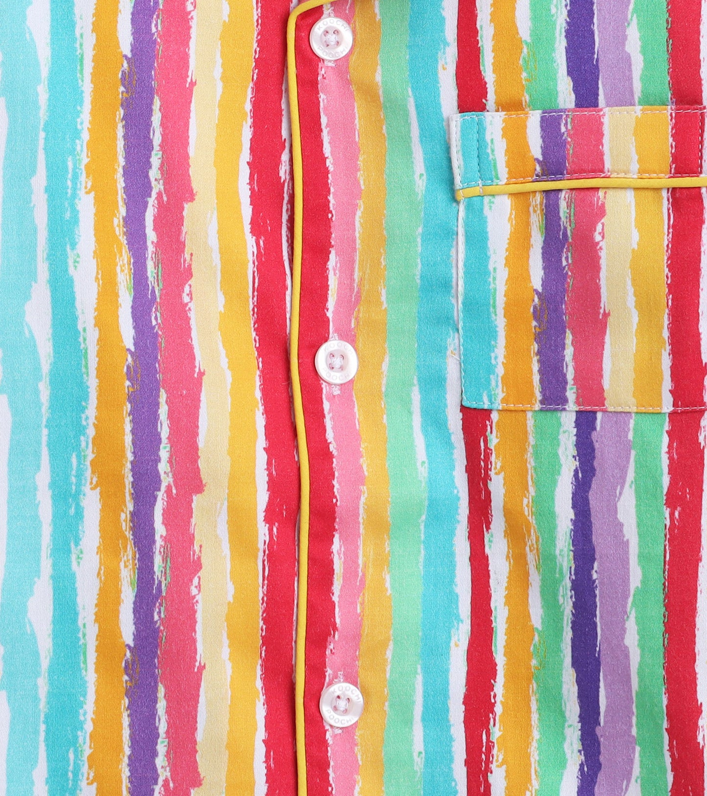 Stripes Love printed Nightsuit Set
