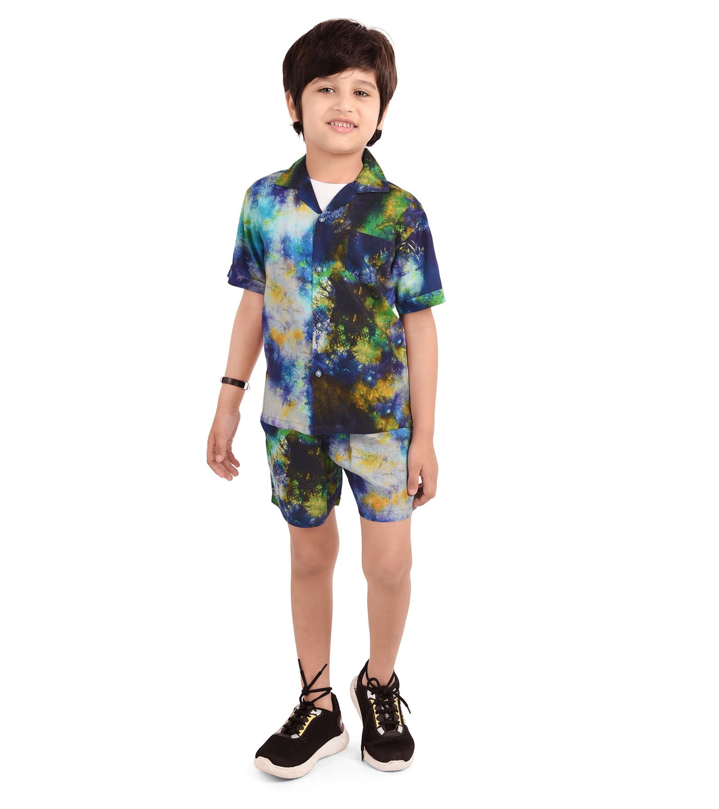 Tie Dye printed Cord Set