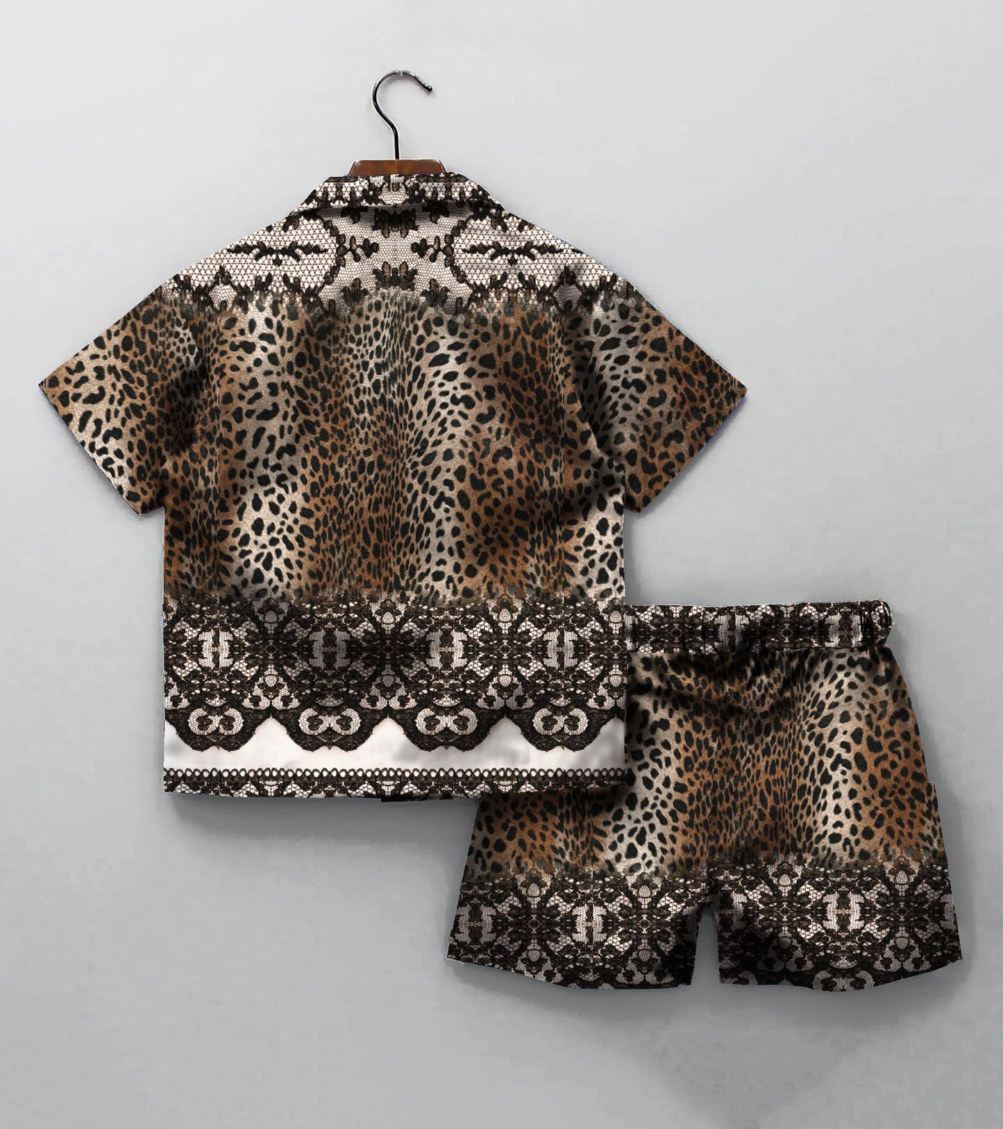 Tiger Skin Printed Boys Co ord Set