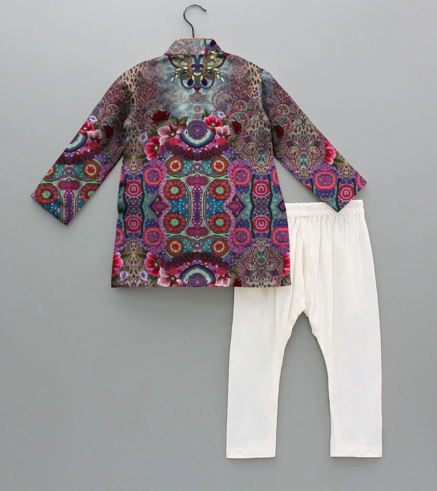 TopKapi Printed Pure Cotton Kurta And Pyjama