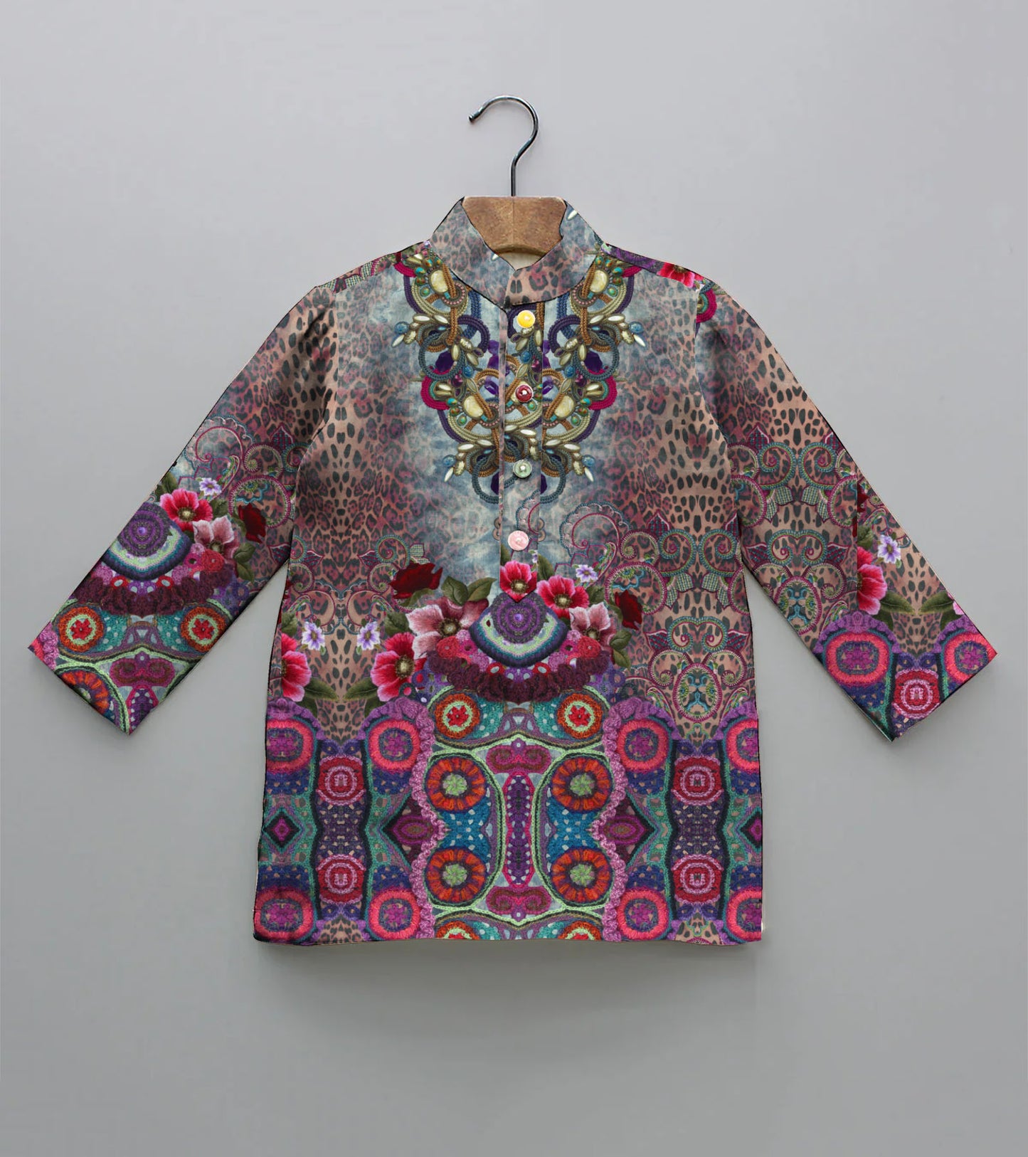 TopKapi Printed Pure Cotton Kurta And Pyjama