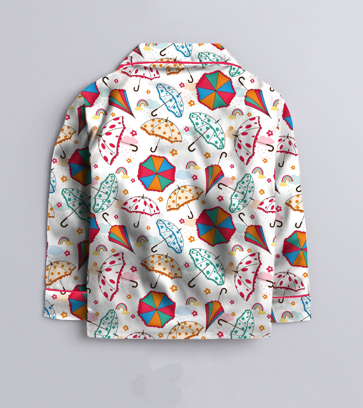 Umbrella Pure Cotton Printed Nightsuit Set