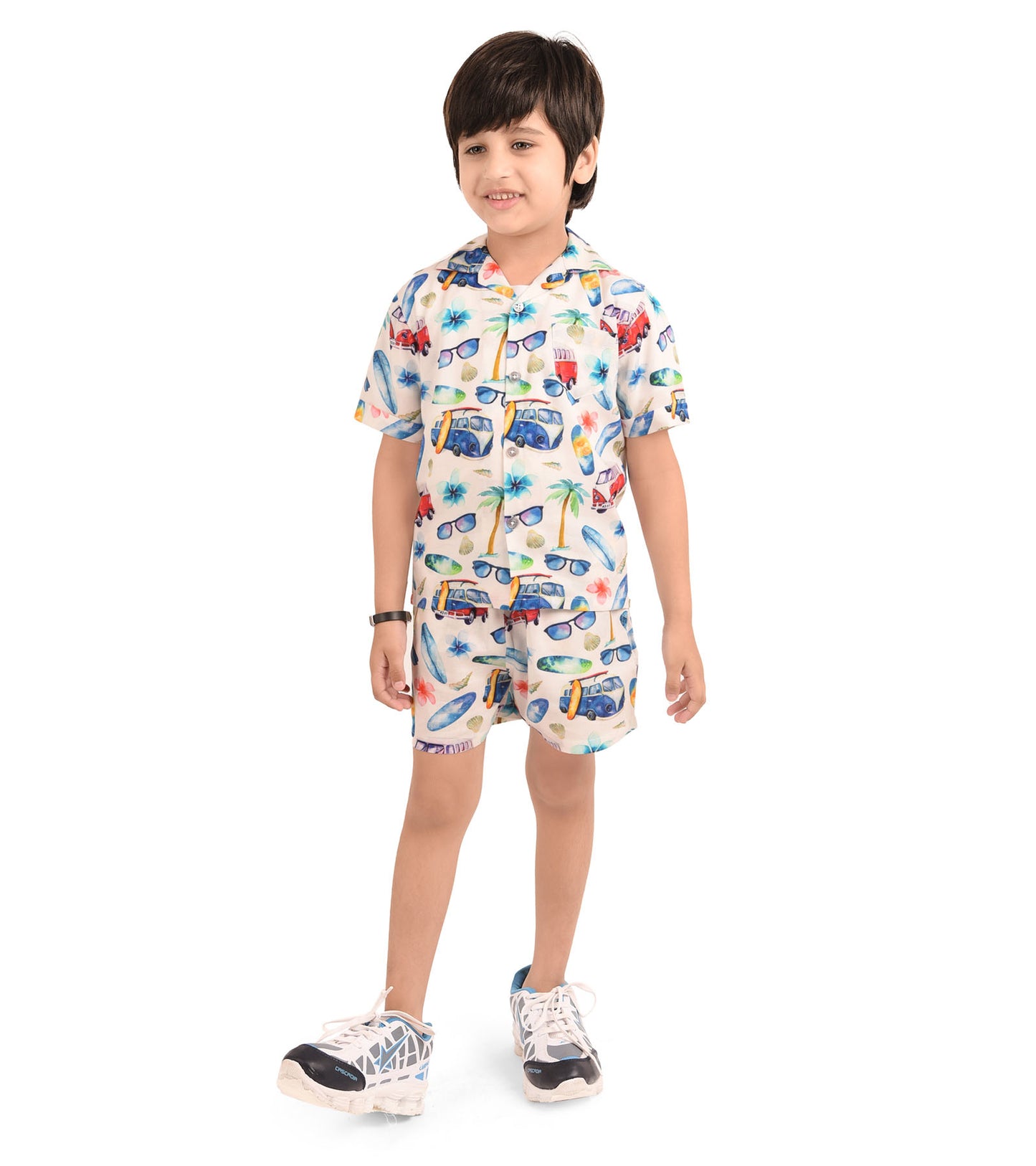 Vacation Mood printed Cord Set for Boys