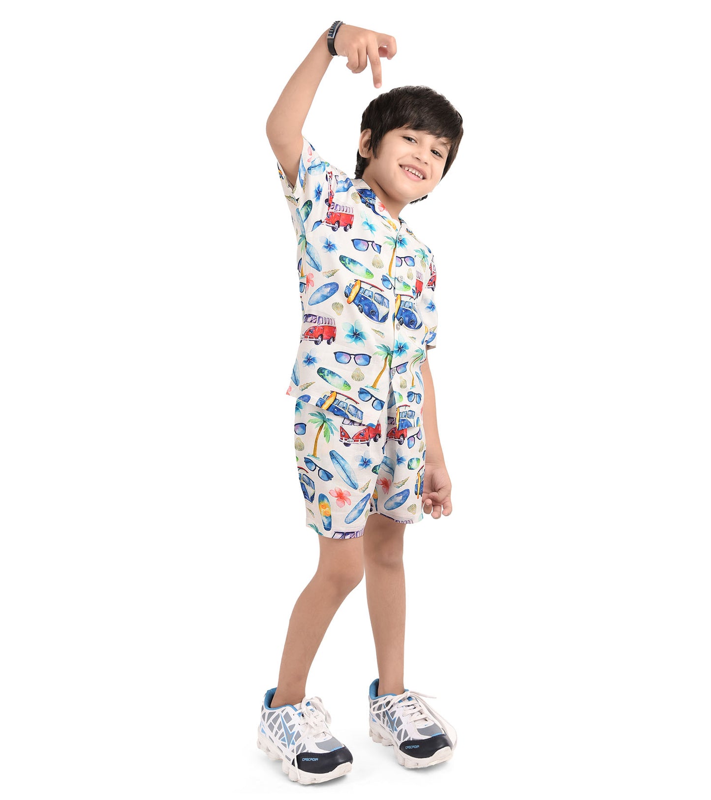 Vacation Mood printed Cord Set for Boys