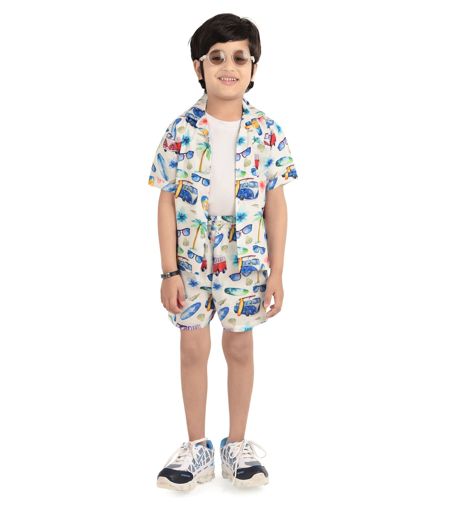 Vacation Mood printed Cord Set for Boys