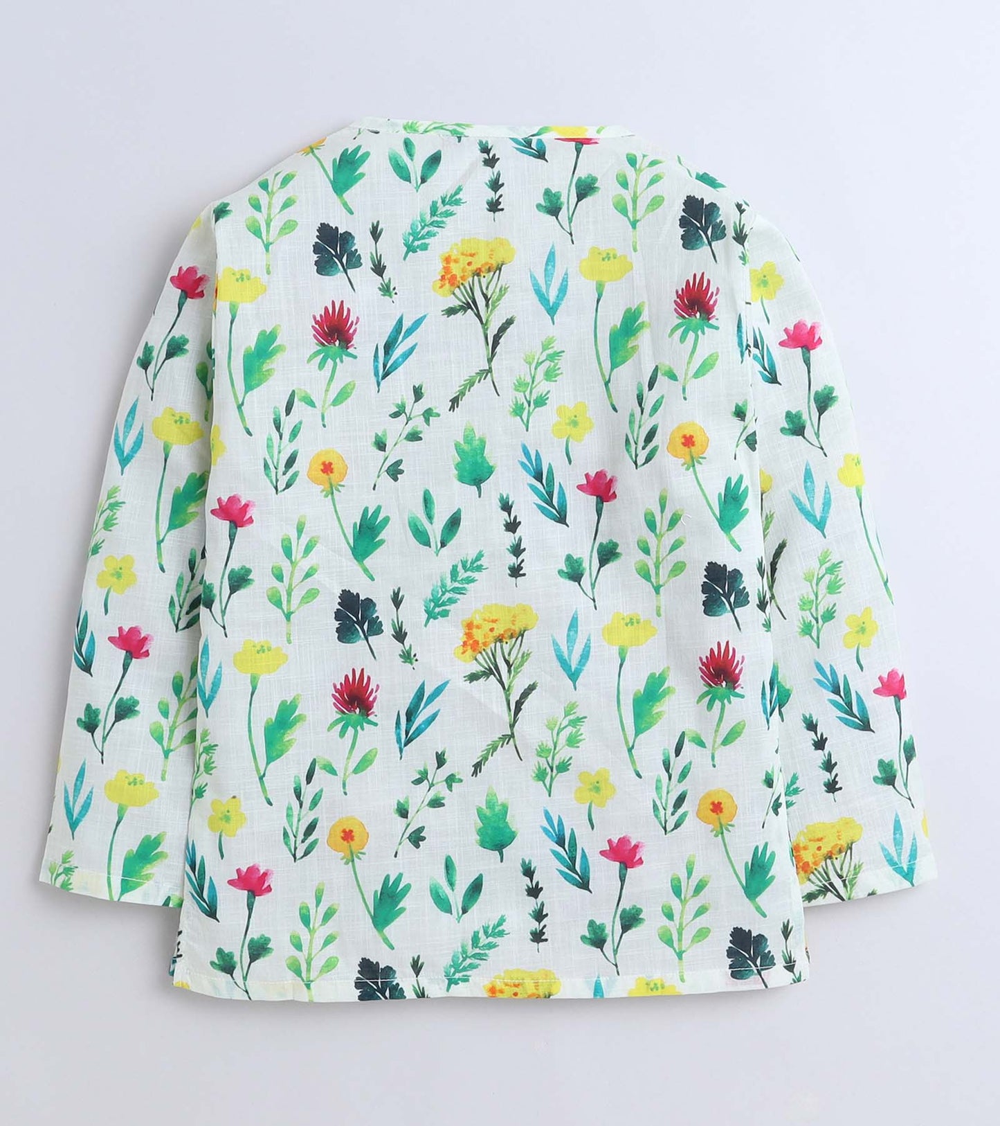 WaterColor Floral Printed Pyjama Kurta Set