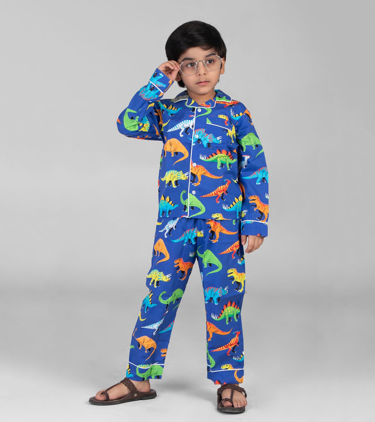 We Love dinosaur Night Suit Set