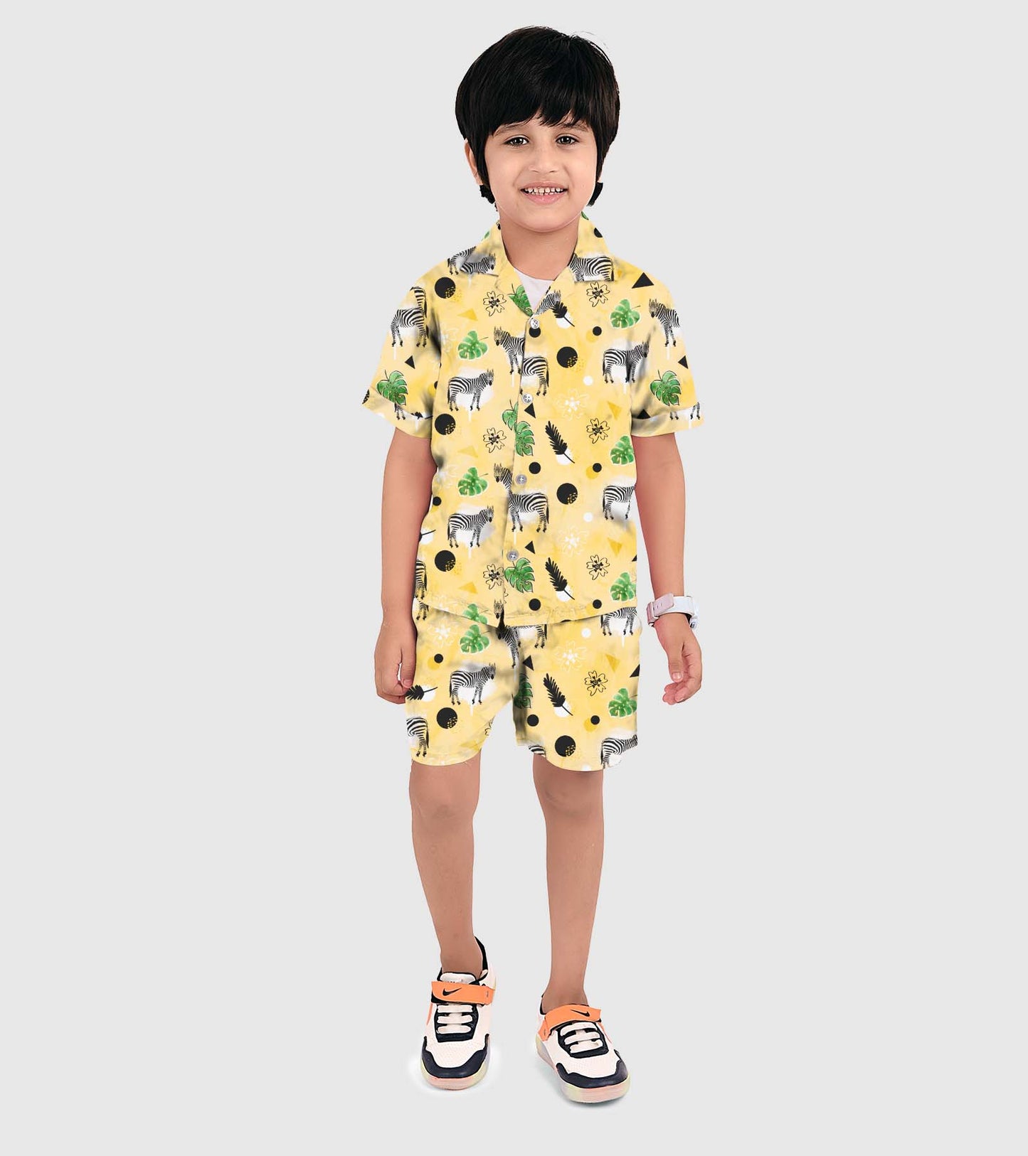 Zebra Printed Boys Co ord Set