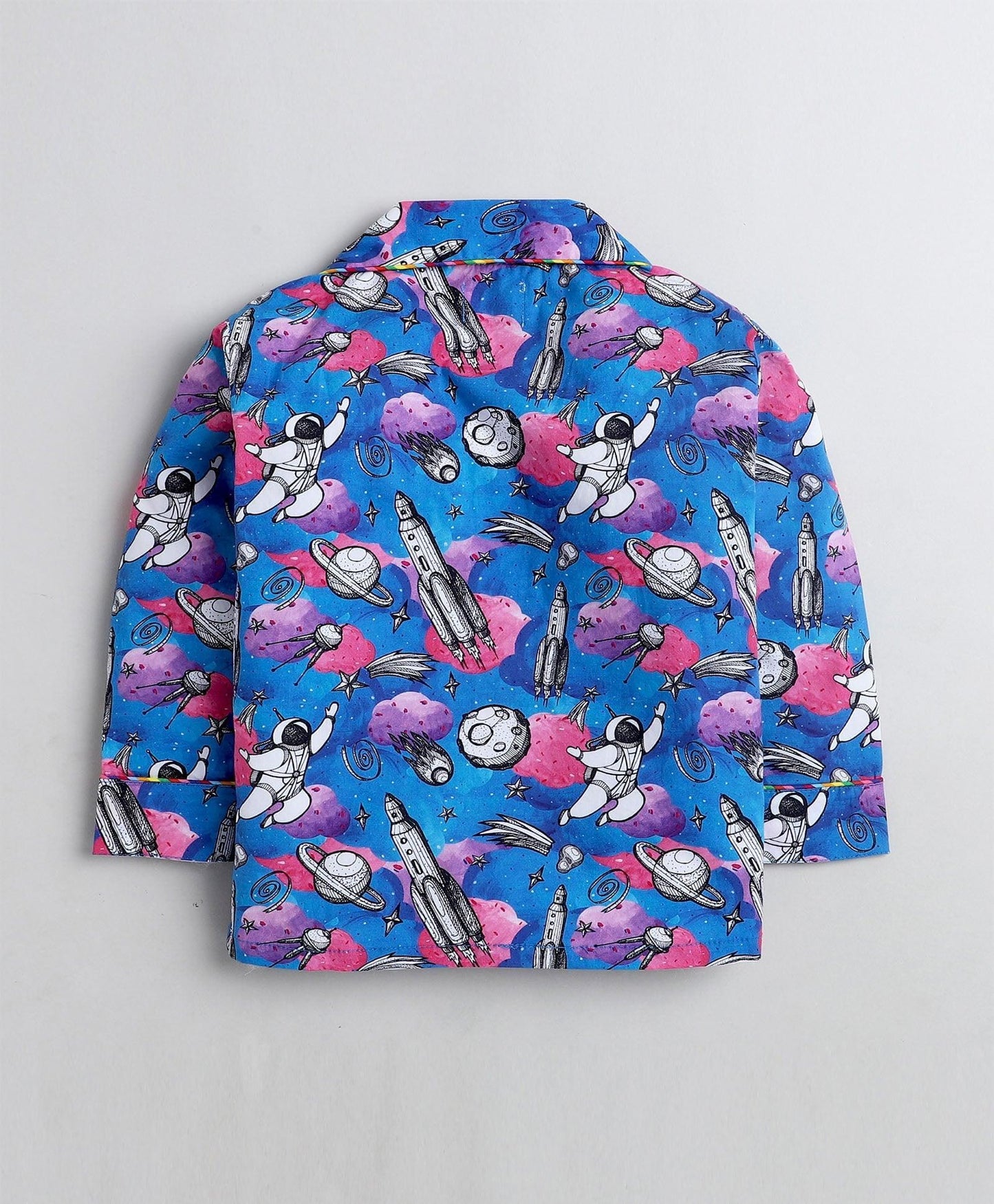 Astronaut in Space Printed Night Suit Set