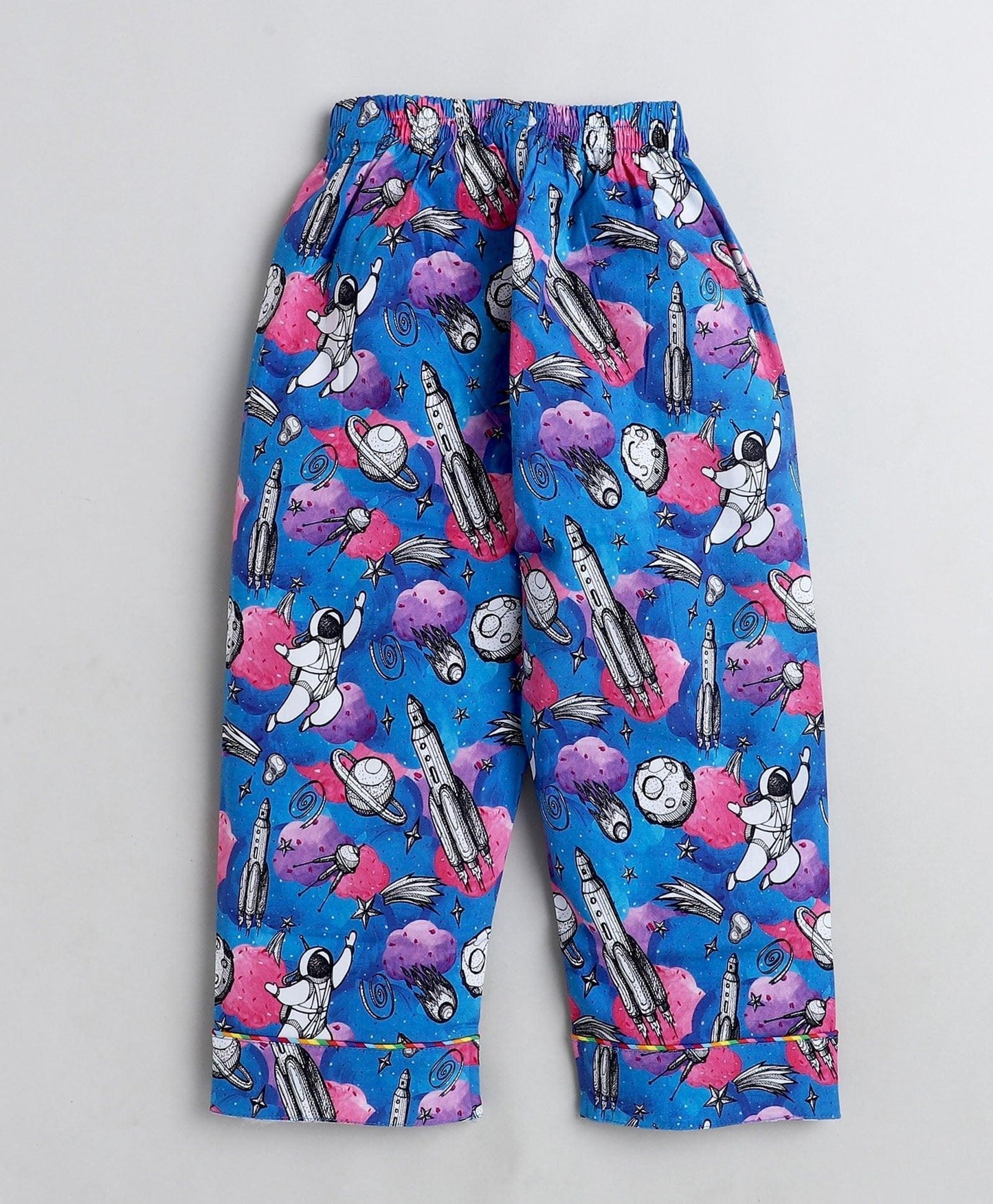 Astronaut in Space Printed Night Suit Set