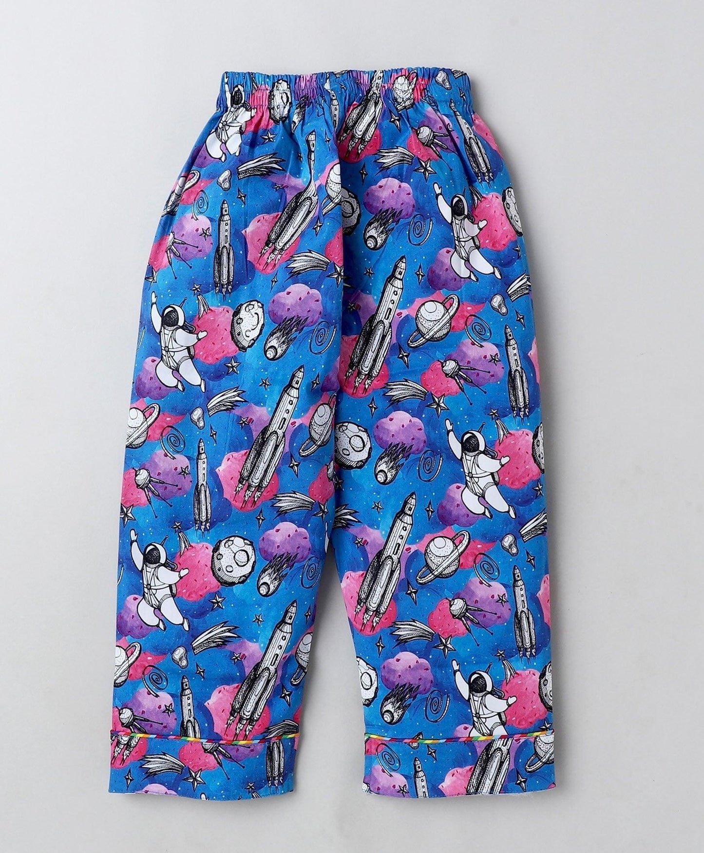 Astronaut in Space Printed Night Suit Set