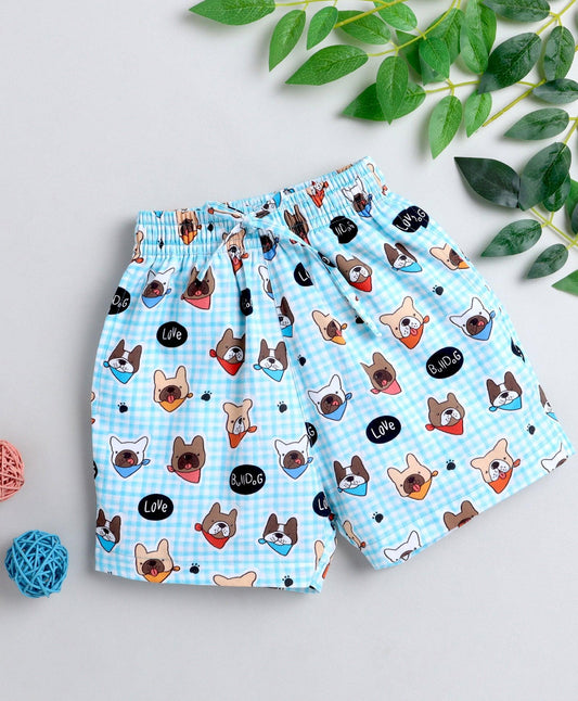 Dog Print Boys Shorts
