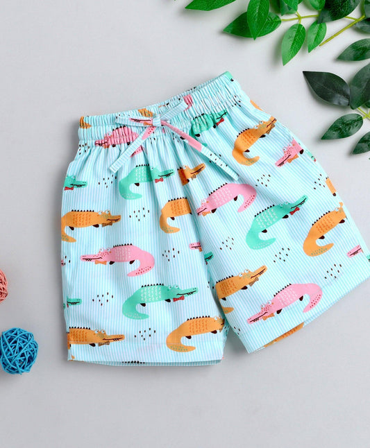 Crocodile Print Boys Shorts