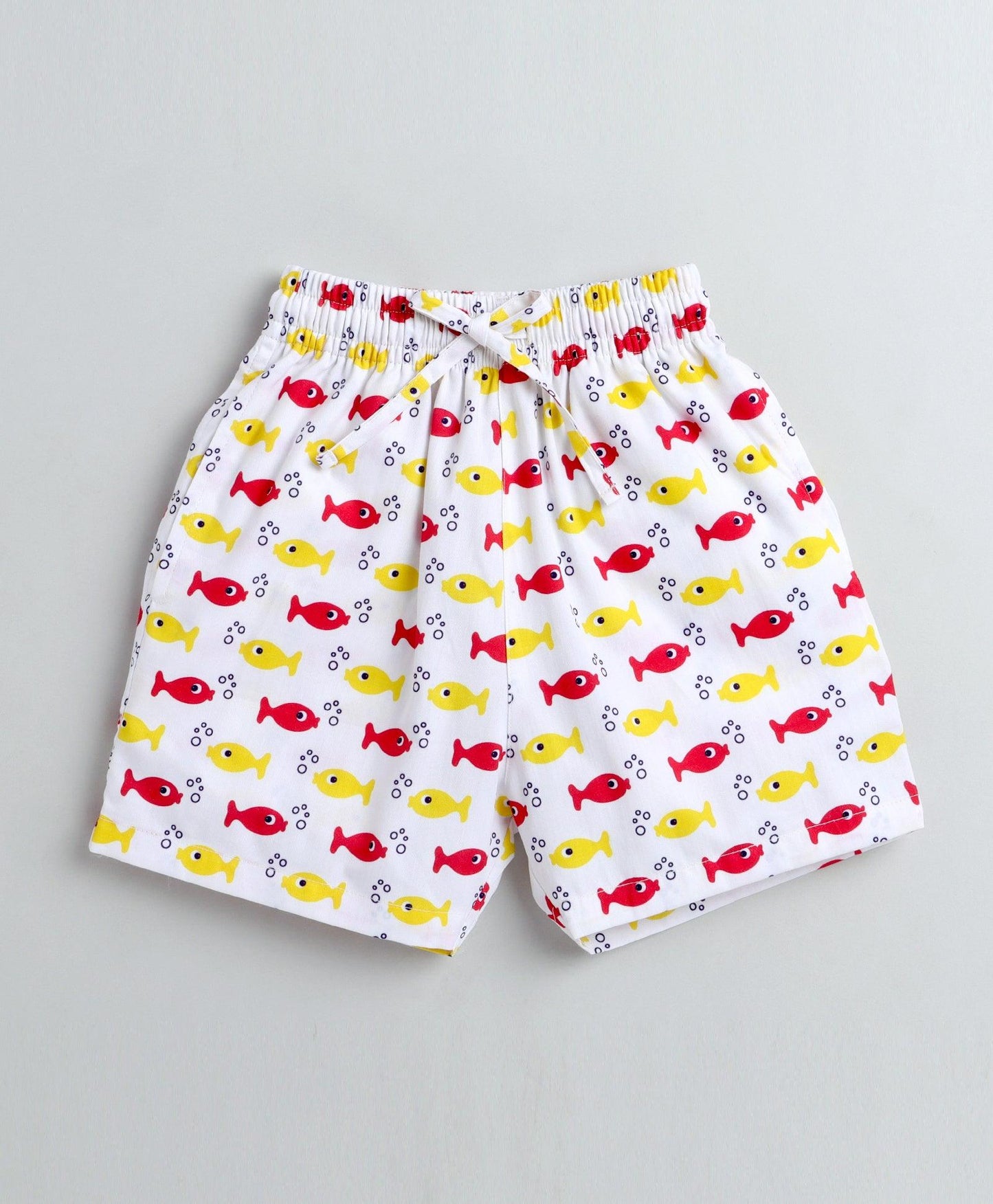 Fish Print Boys Shorts - koochi Poochi
