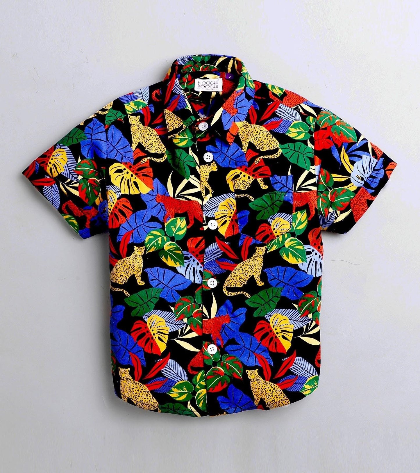 Jungle Printed Half Sleeve Shirt