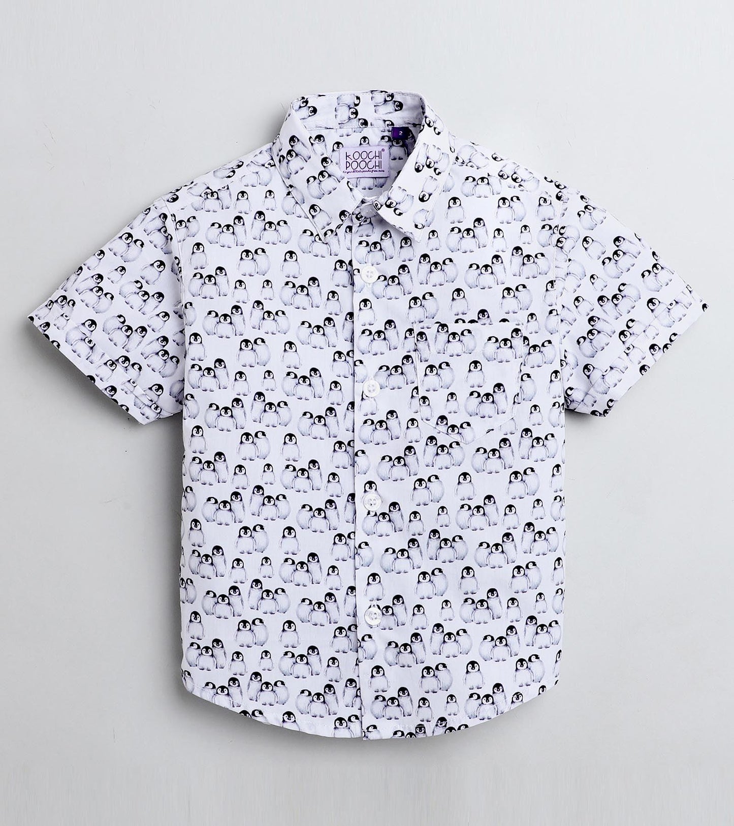 Penguin Printed Half Sleeve Shirt