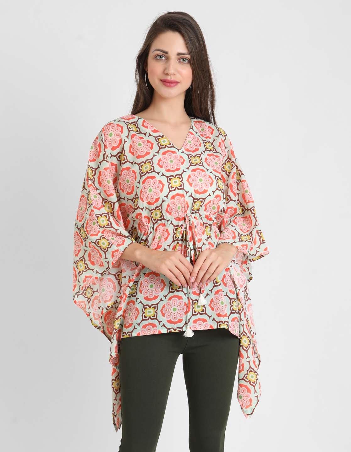 Geometric Print Kaftan