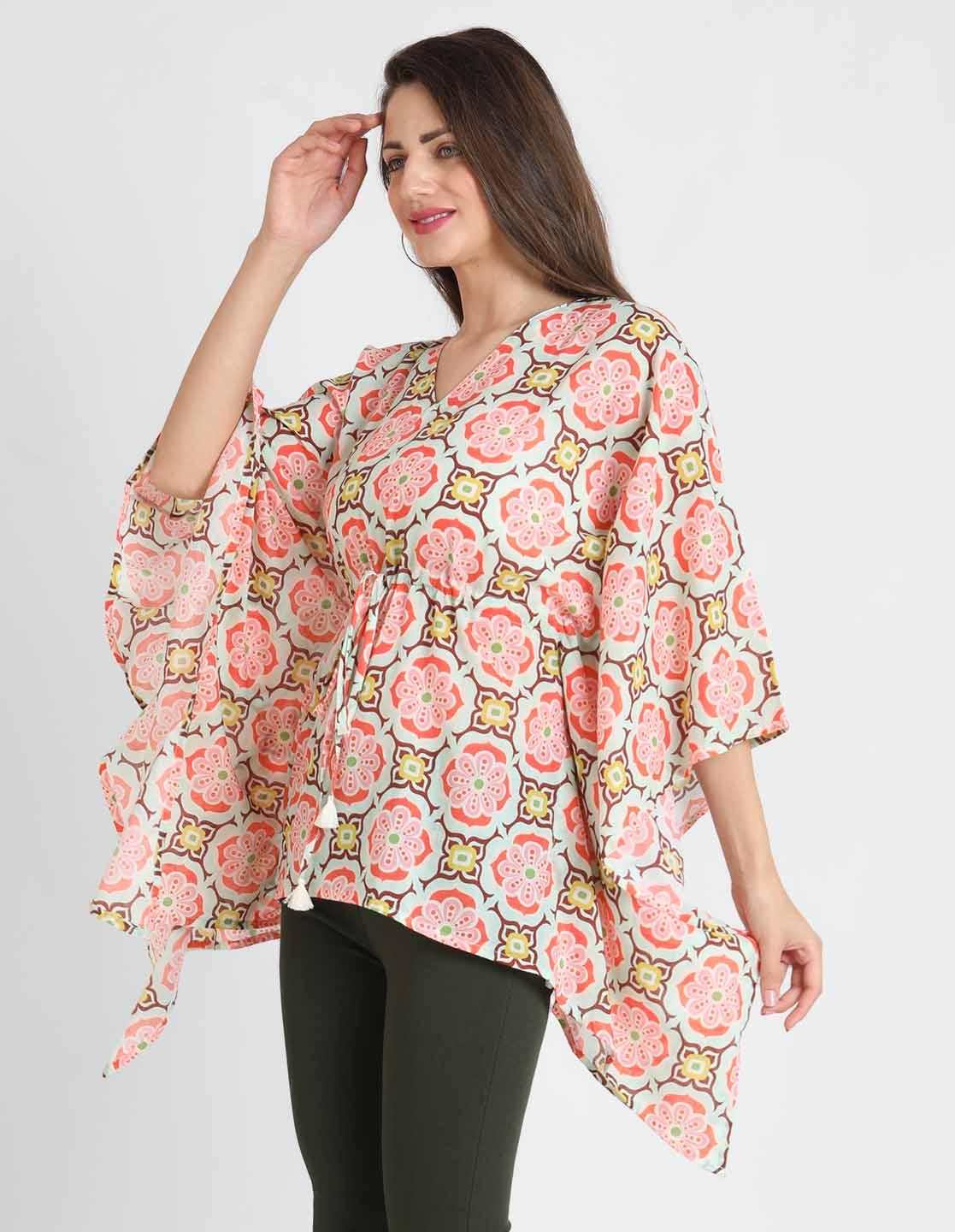 Geometric Print Kaftan