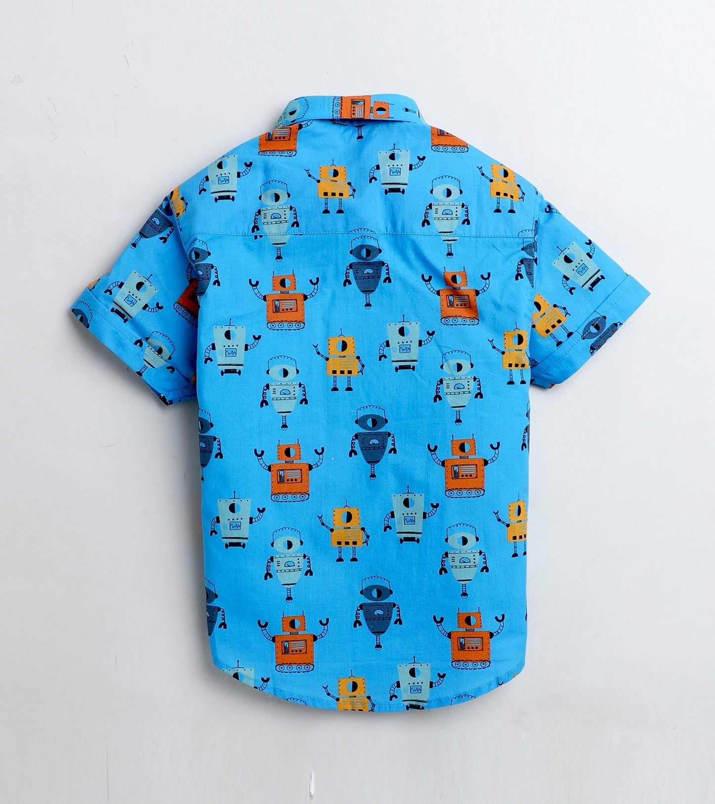 Robot Printed Half Sleeve Shirt