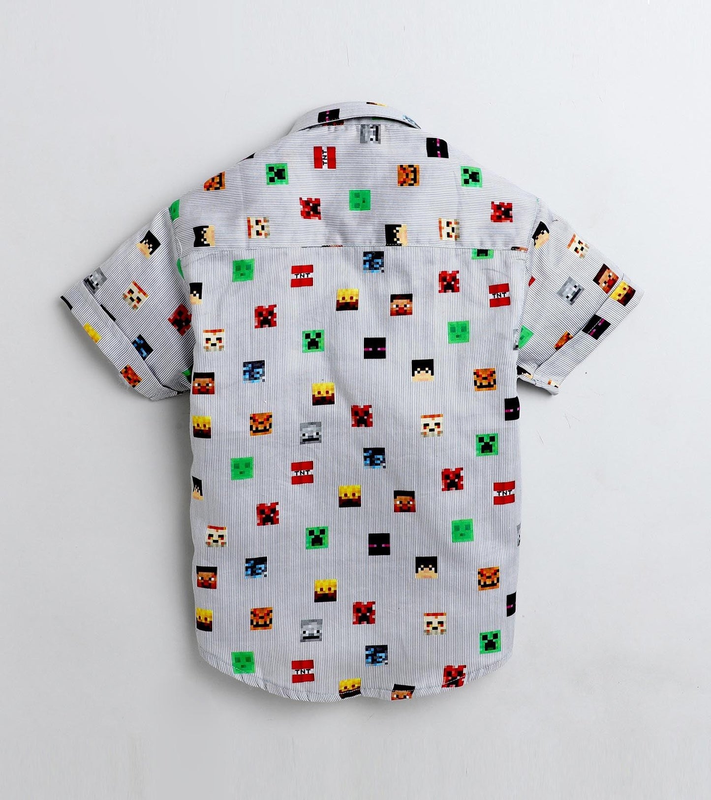Minecraft Printed Half Sleeve Shirt