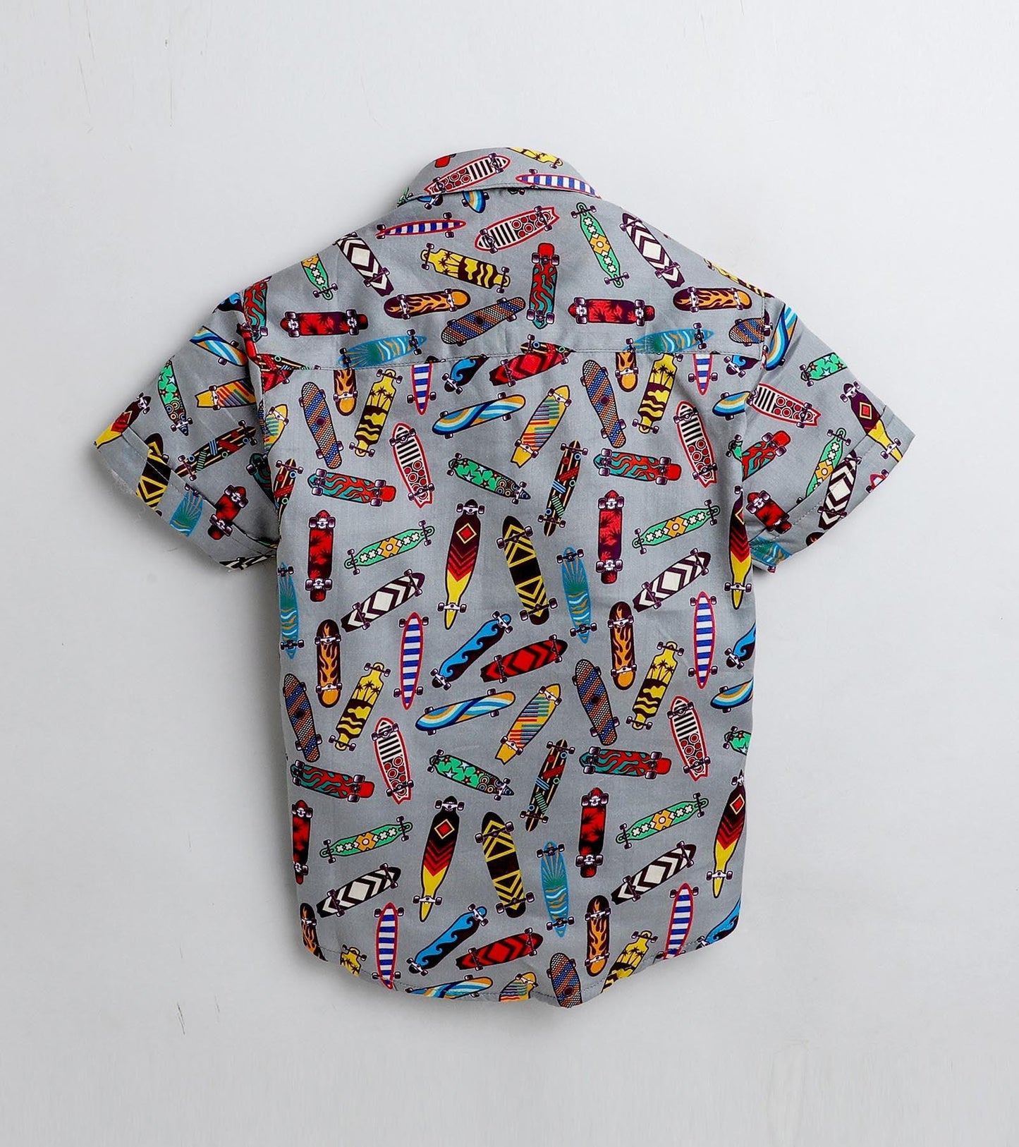 Skateboard Printed Half Sleeve Shirt - koochi Poochi