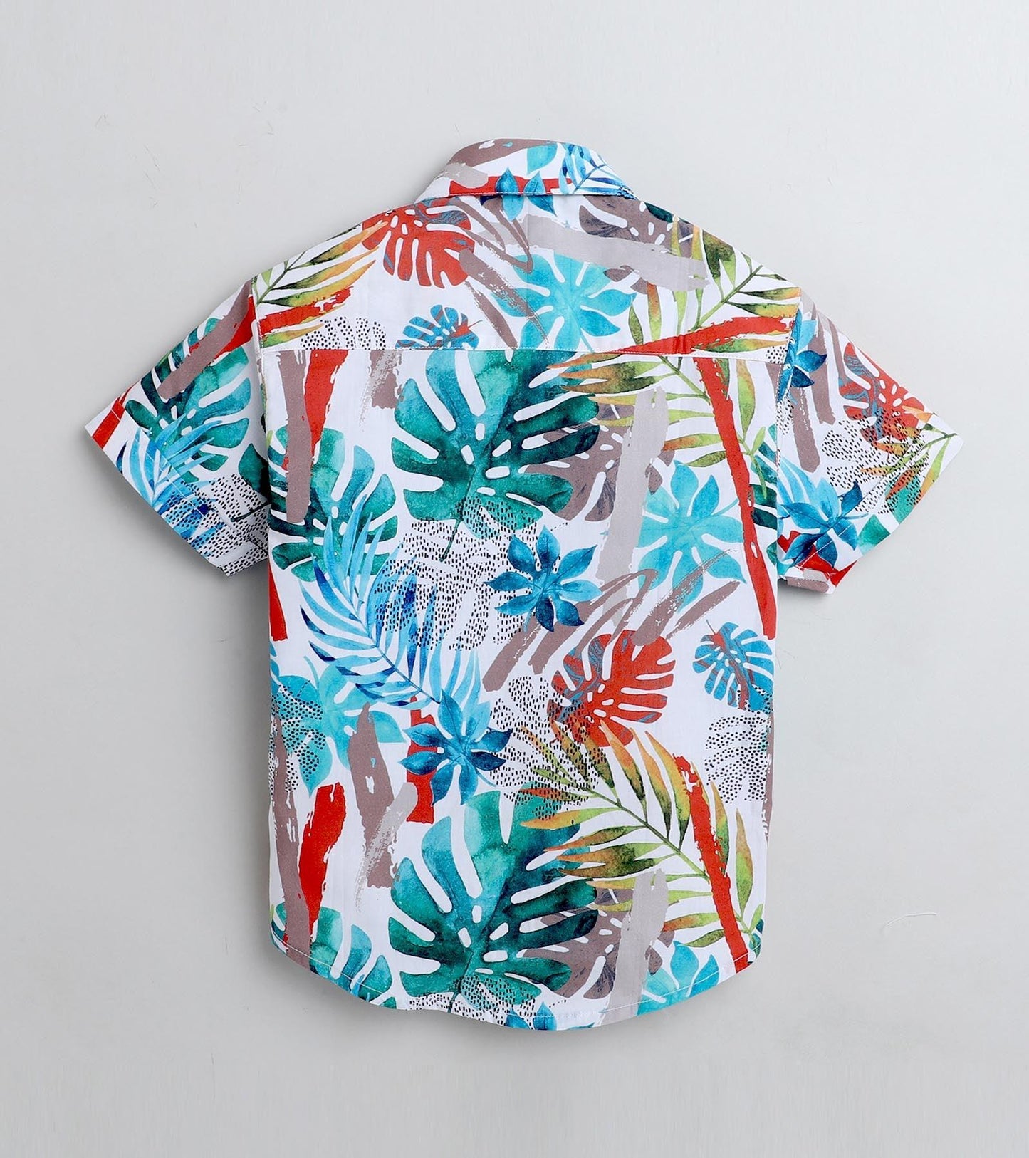 Tropical Abstract Printed Half Sleeve Shirt