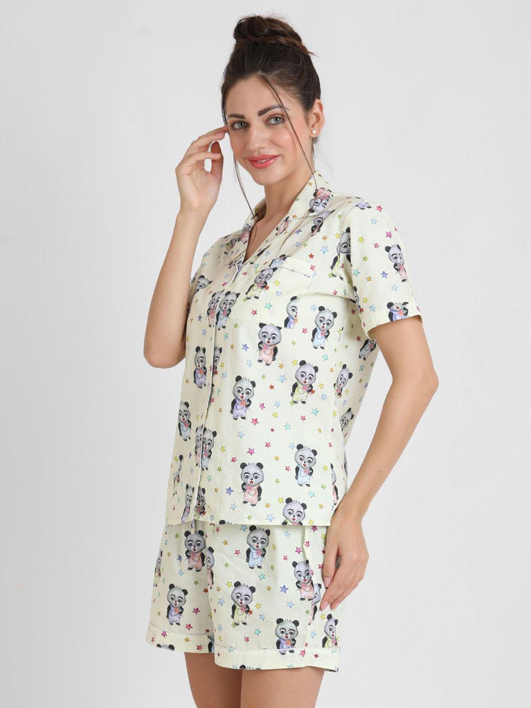 Dainty Printed Nightsuit Set for Women